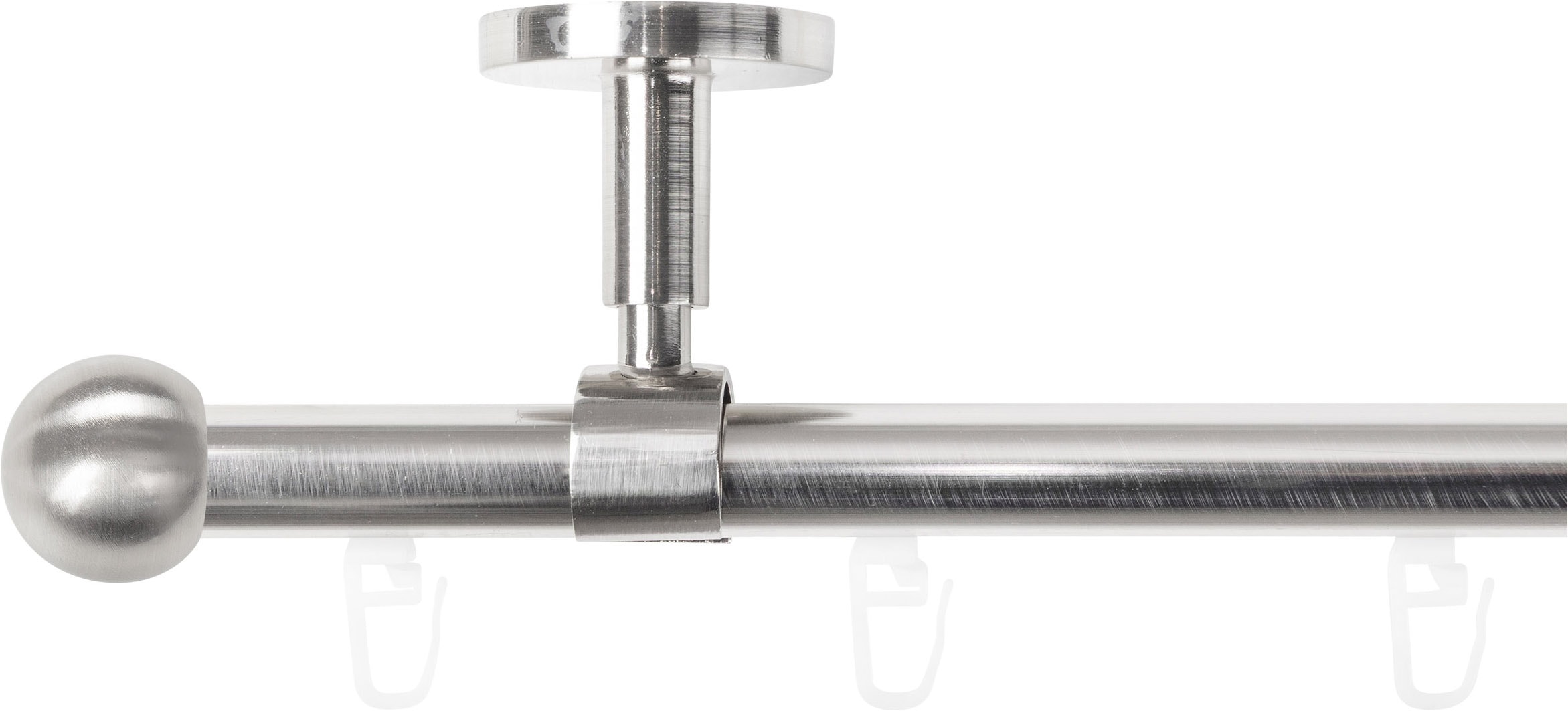 SN DECO GROUP Gardinenstange "Gardinenstange Innenlauf Straßburg Ø 19 mm, 1-läufig, Fixmaß" Ø 19 mm Fixmaß;kürzbar