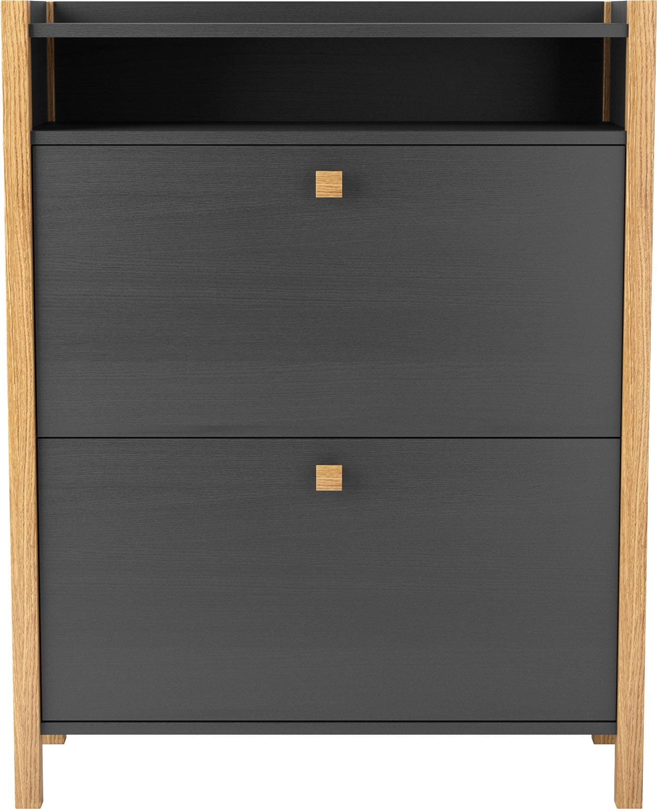 Woodman Schuhbank "Charis" im skandinavian Design, Holzfurnier aus Eiche, F günstig online kaufen