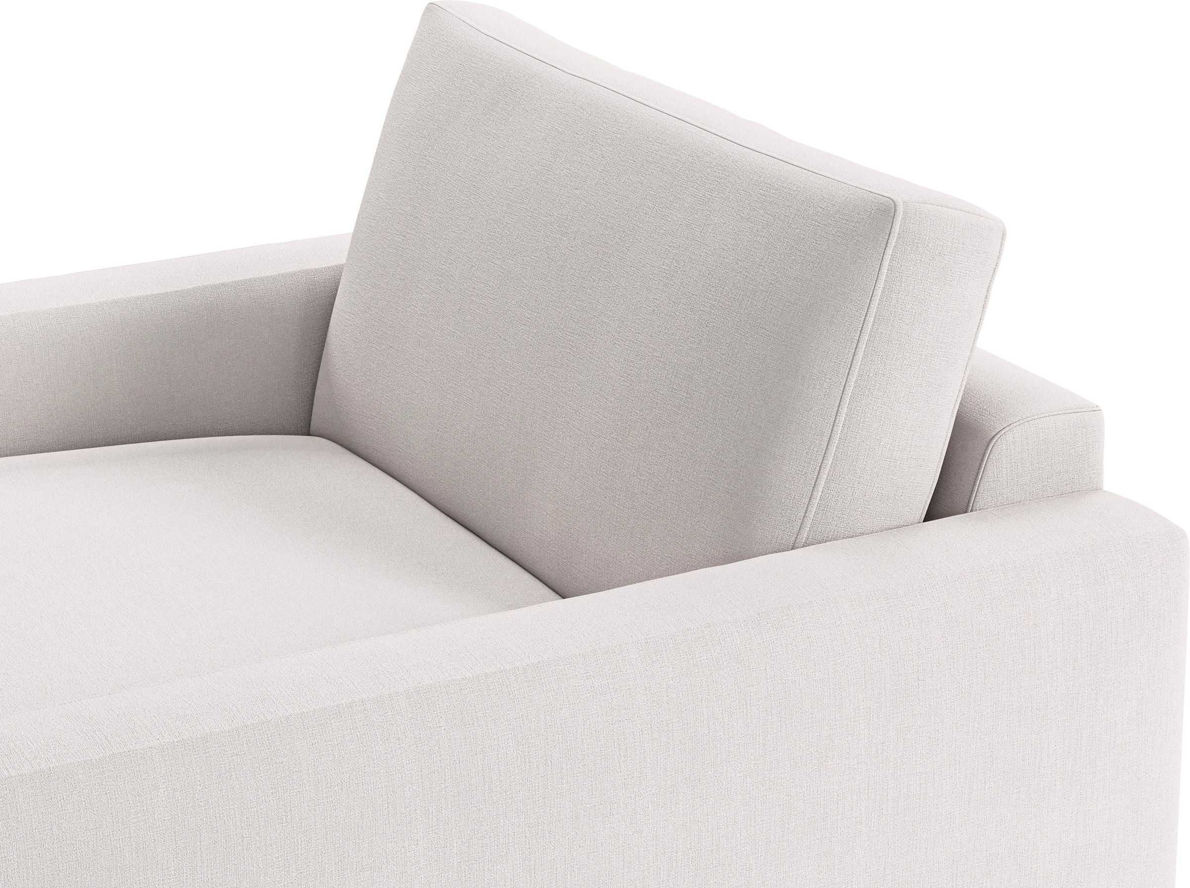 INOSIGN Chaiselongue »Downtown Loungemöbel zum Relaxen, B/T/H: 132/170/84 cm«, auch in Bouclé, Cord und Easy care - leicht mir Wasser zu reinigen