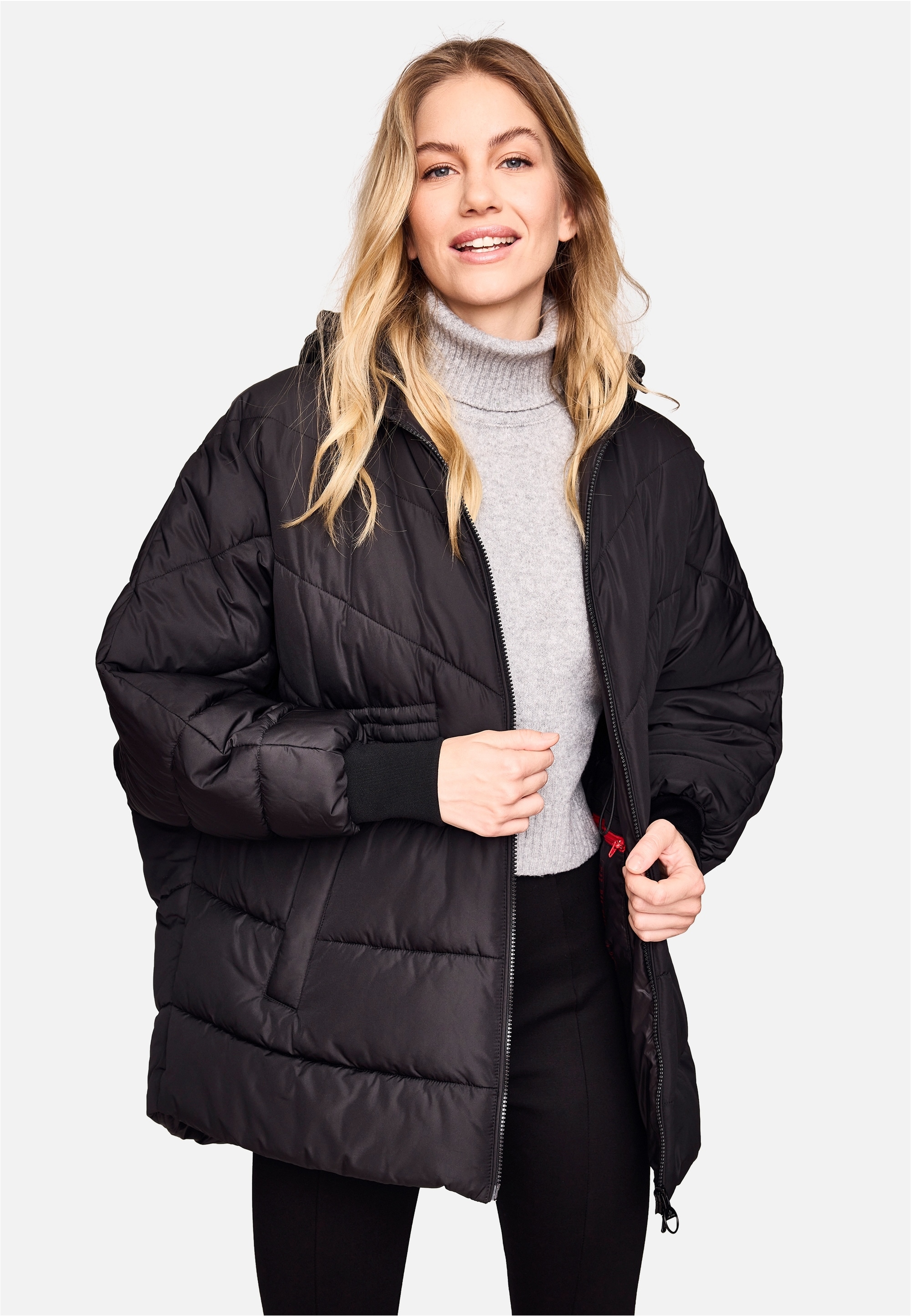 New Canadian Steppjacke, mit raffbaren Elementen günstig online kaufen