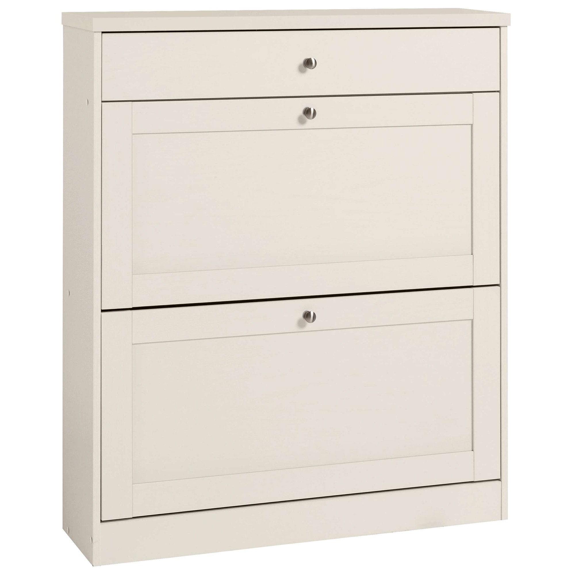 OTTO home Schuhschrank "Heide" Breite 90cm, mit Schubkasten, 2 Klappen und Facettenfront, Höhe 103cm