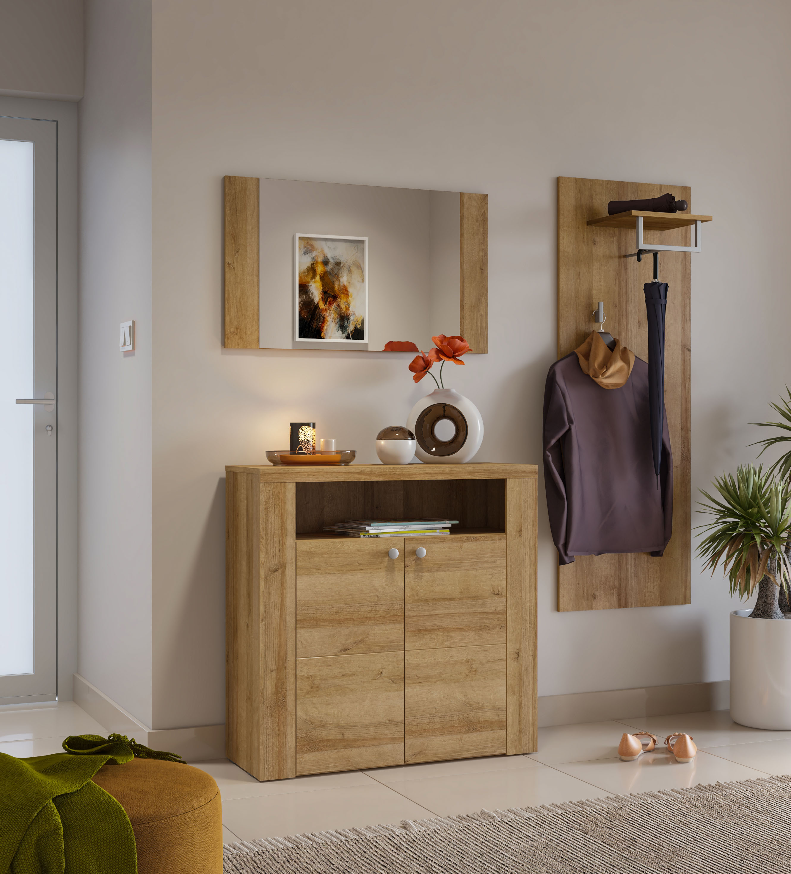 Thumbnail - Home affaire Wandspiegel "Larona", Breite 84,5 cm/Höhe 50 cm