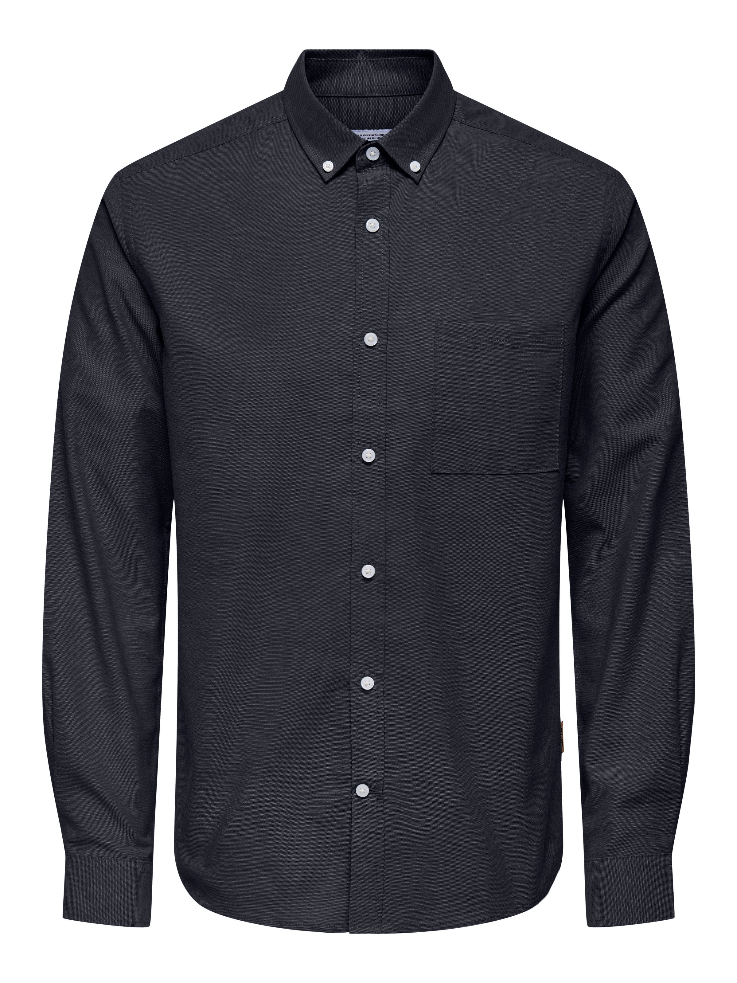 ONLY & SONS Langarmhemd "ONSALVARES SLIM LS OXFORD SHIRT OTL" günstig online kaufen
