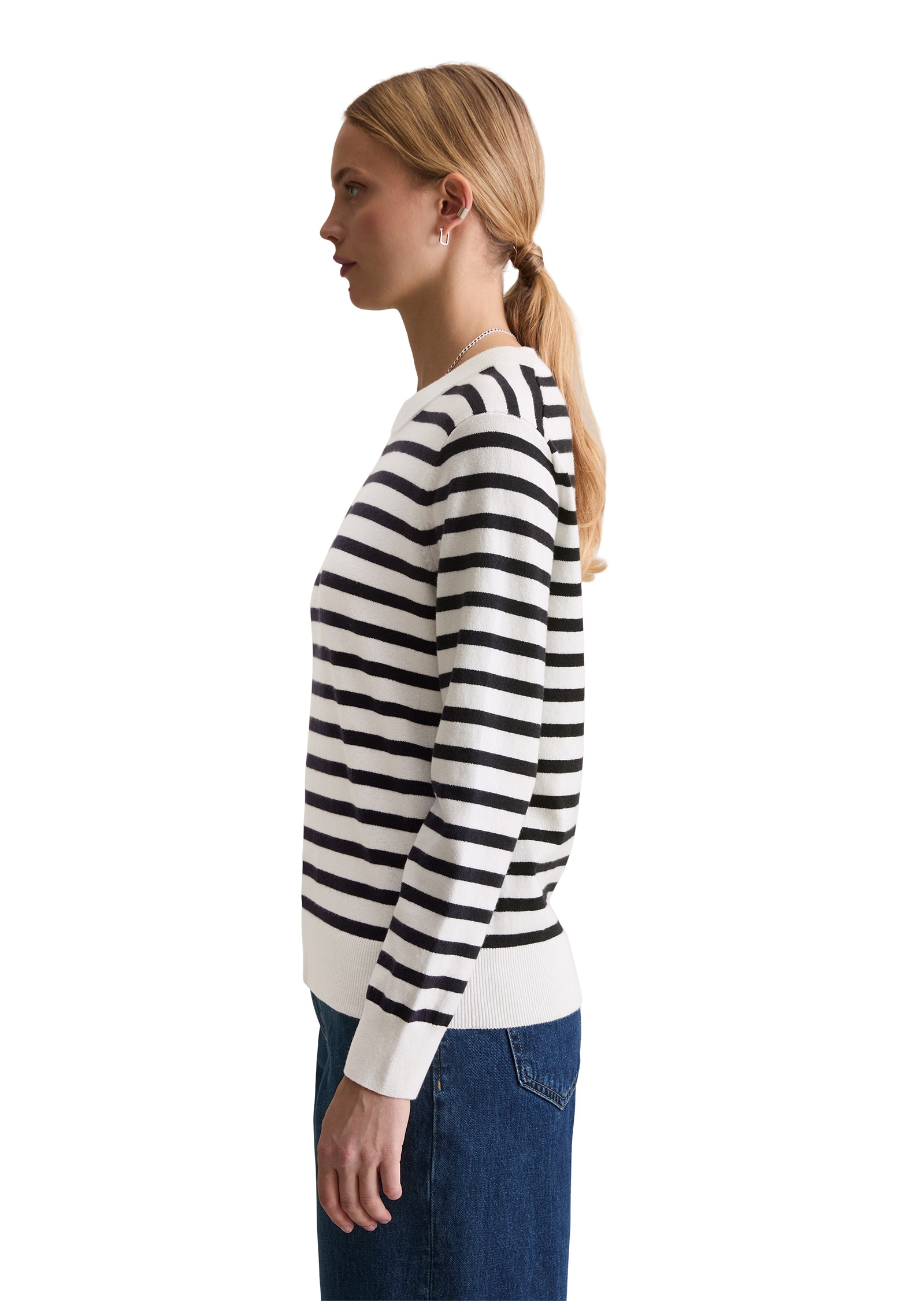 Marc O'Polo DENIM Strickpullover »aus Soft Cotton Stretch«