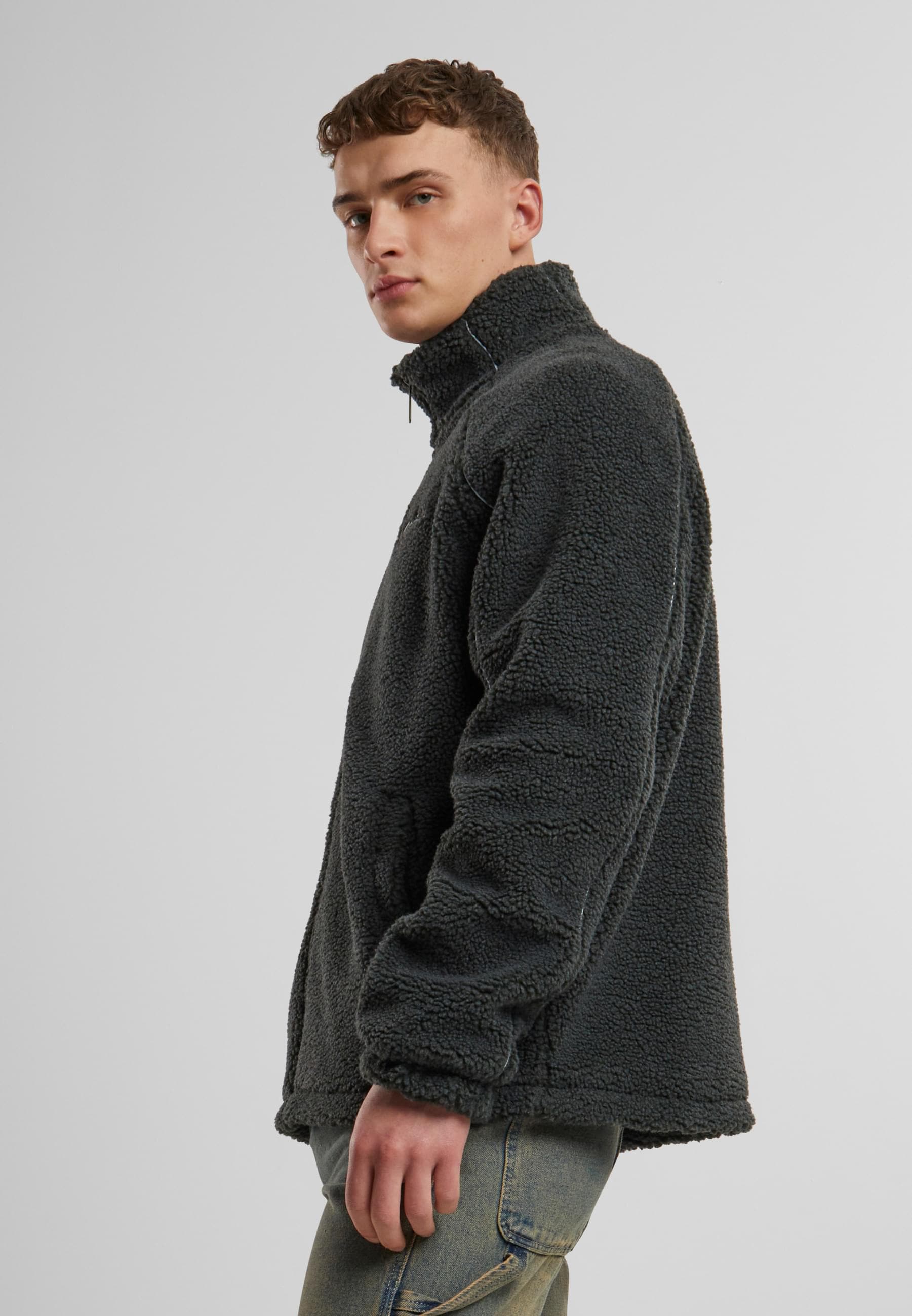 Karl Kani Allwetterjacke »Karl Kani Karl Kani Metal Signature Teddy Jacket«, (1 St.), mit Kapuze