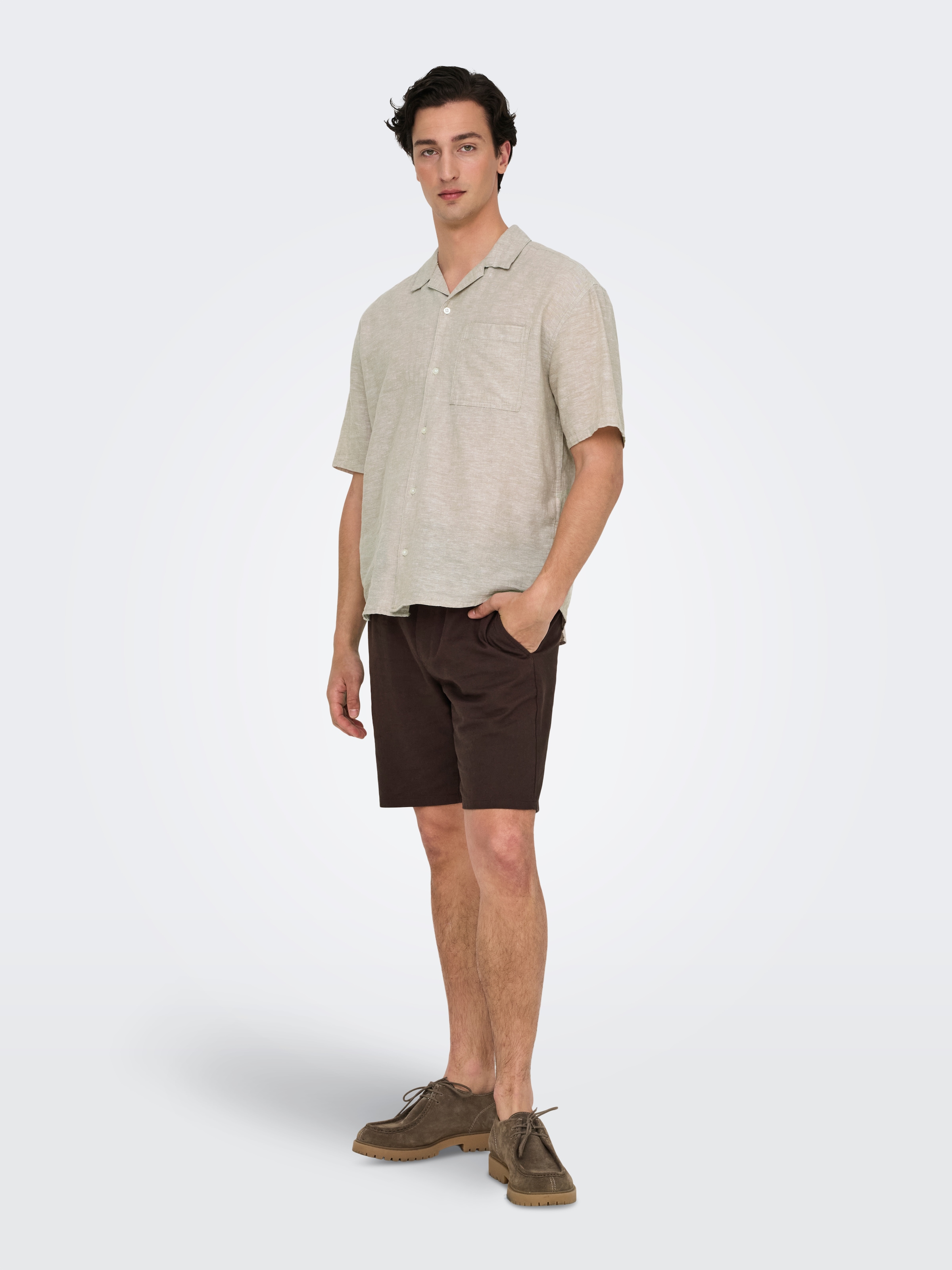 ONLY & SONS Kurzarmhemd »ONSCAIDEN LIFE RELAX SS RESORT 1PKT SHIR«