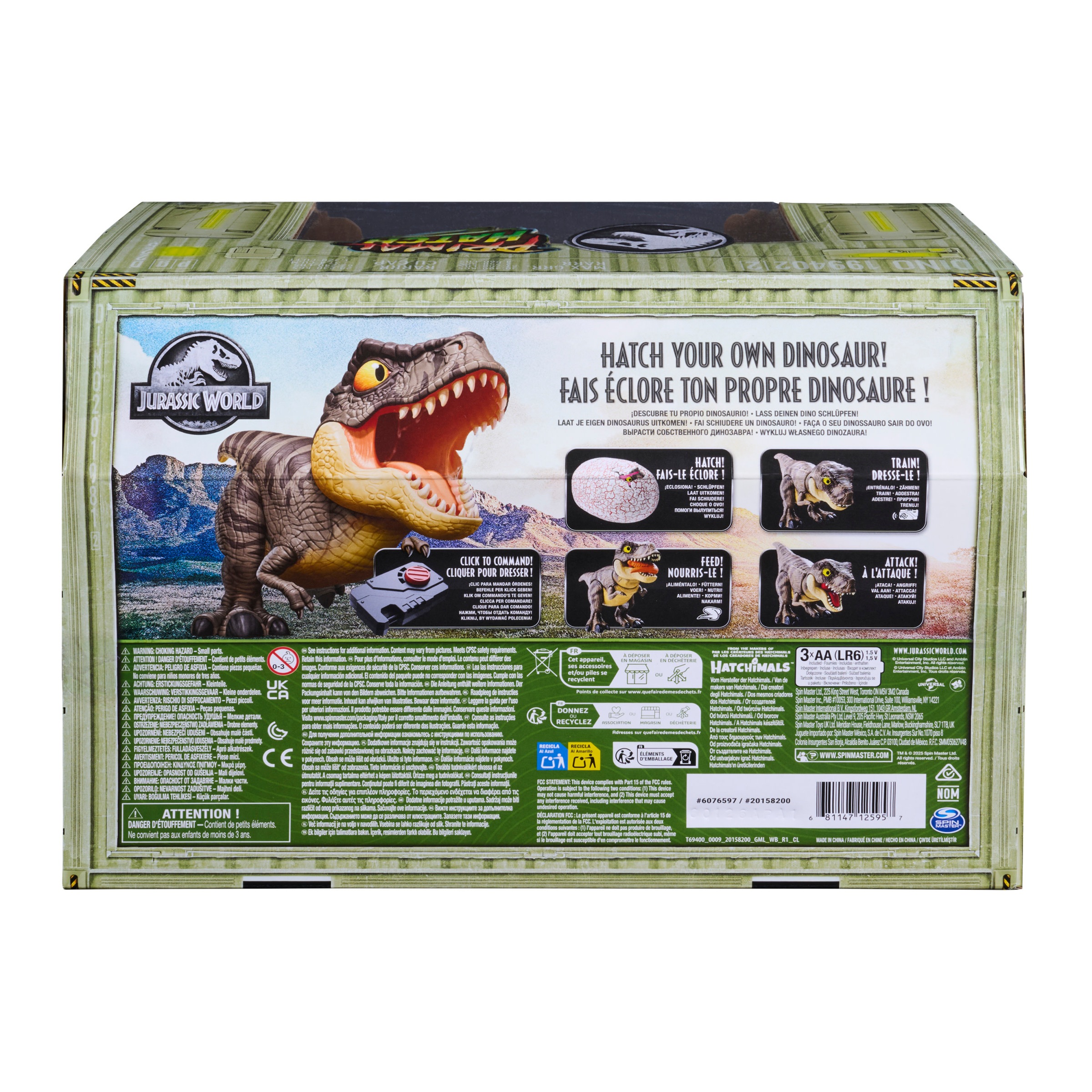 Spin Master Spielfigur »Primal Hatch – Jurassic World Rebirth T-Rex im Ei«