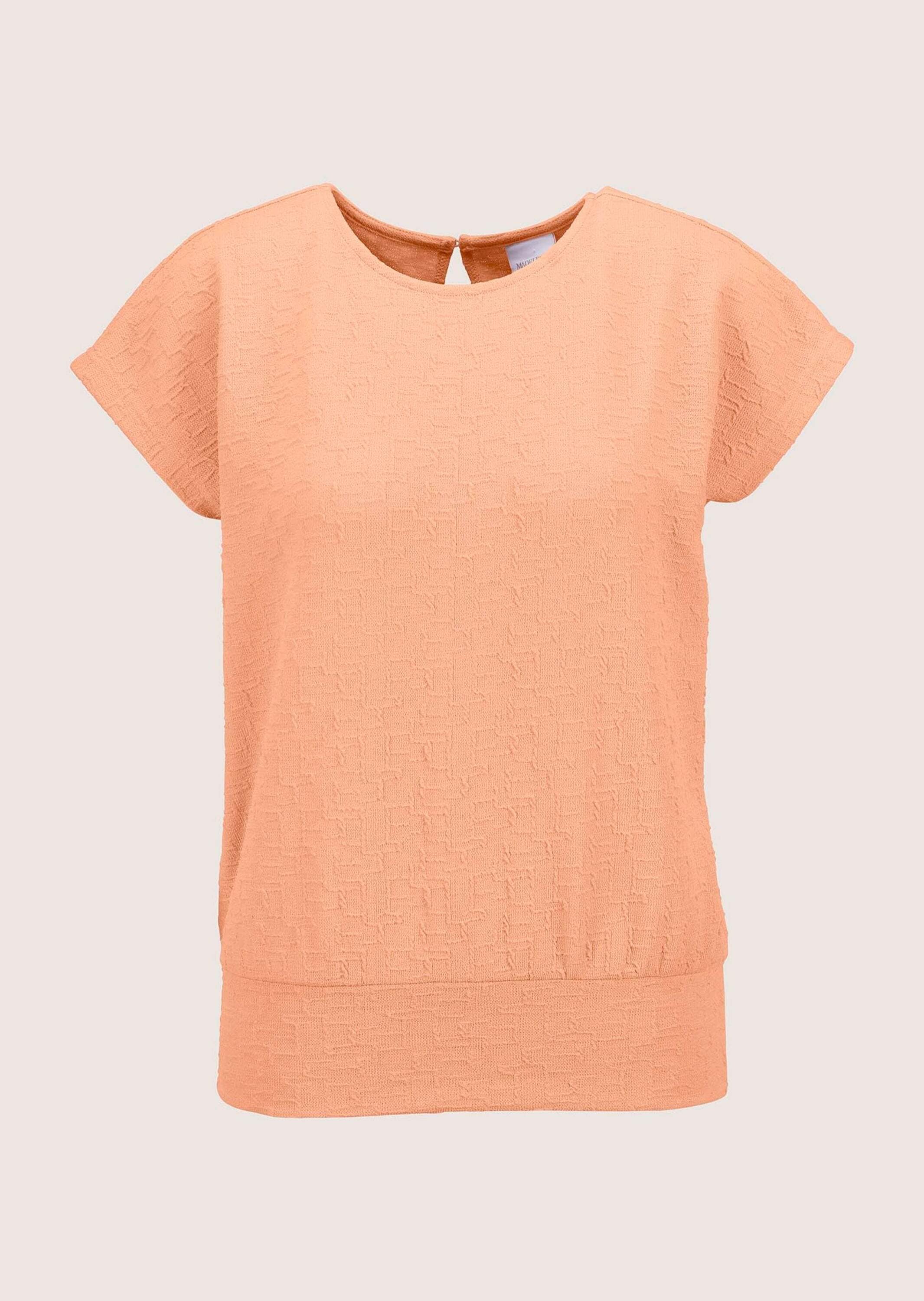 MADELEINE Kurzarmshirt "Shirt Ärmelloses Rundhals-Shirt, Uni"