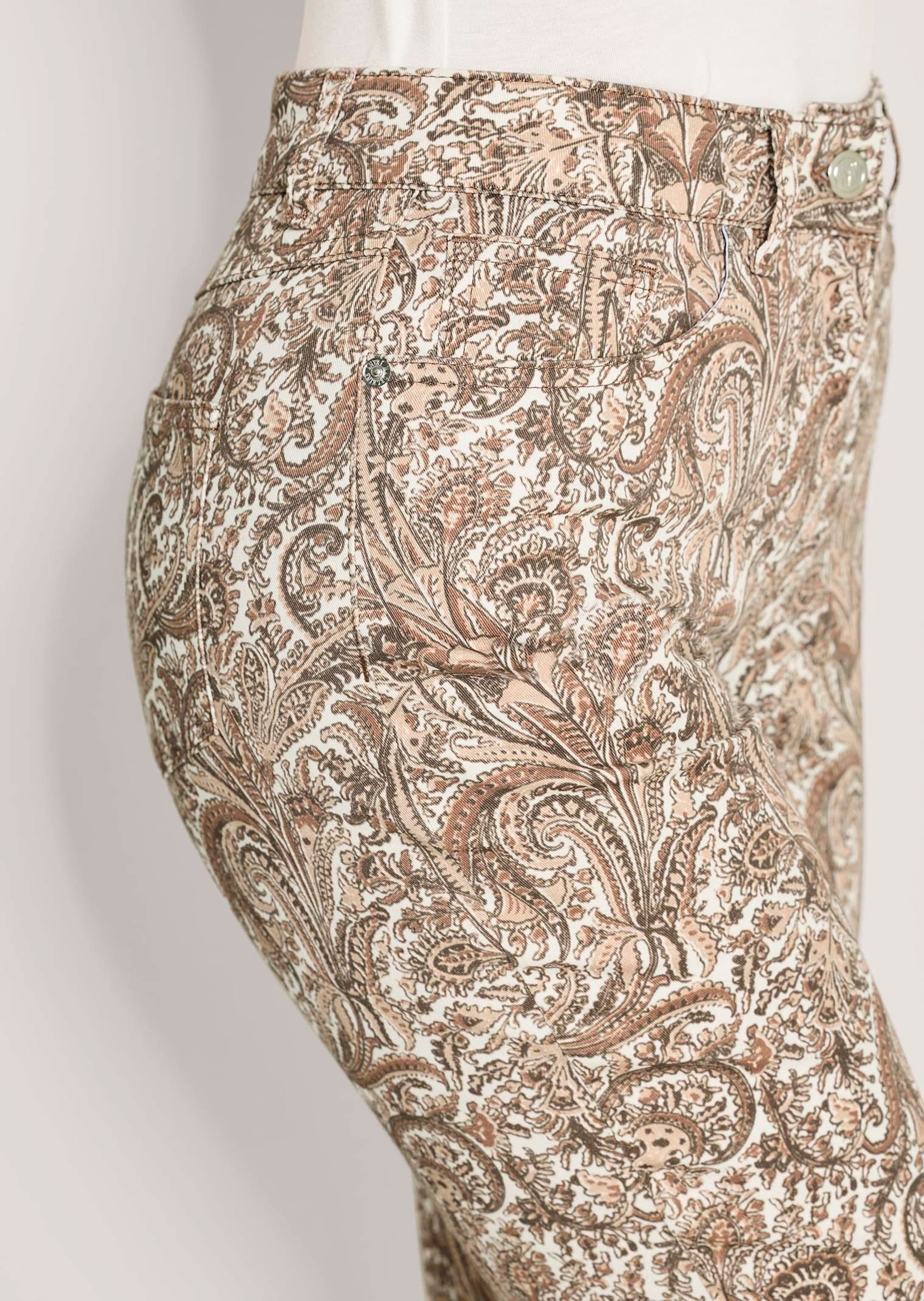 MADELEINE Chinos »Druckhose Jerseyhose mit Paisley-Muster«  Paisley-Druckhose