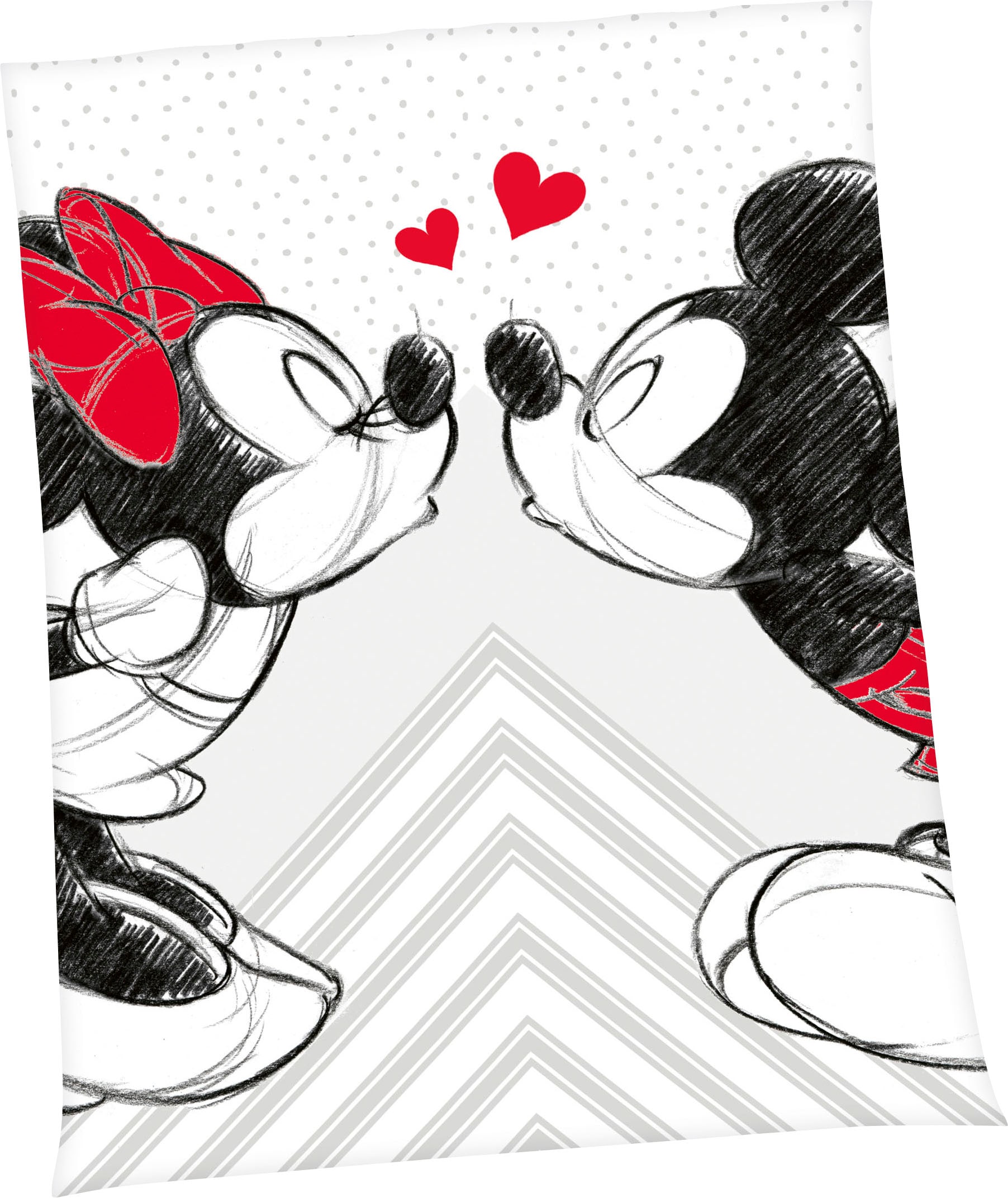 BAUR Minnie mit »Disney´s Rechnung | Wohndecke auf Mouse«, Kuscheldecke und liebevollem Disney Mickey Motiv,