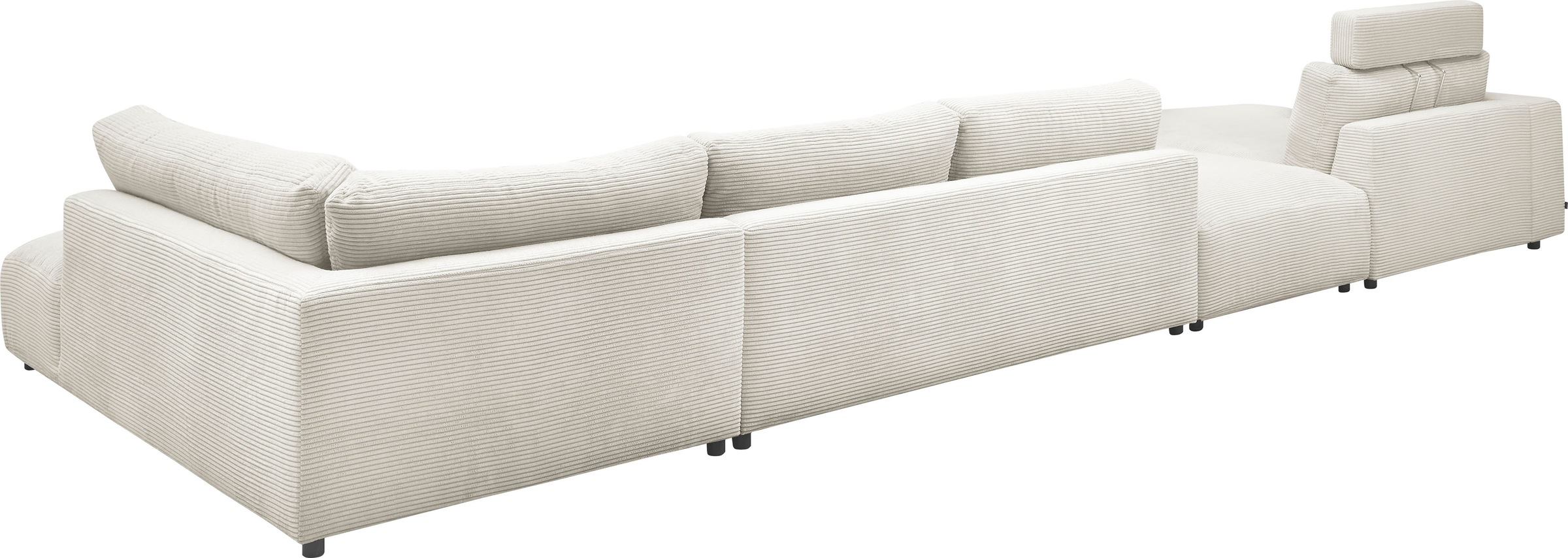 Musterring Wohnlandschaft »Lucia U-Form«, Cord-Bezug, inklusive Kopfstütze, Gesamtbreite 524 cm