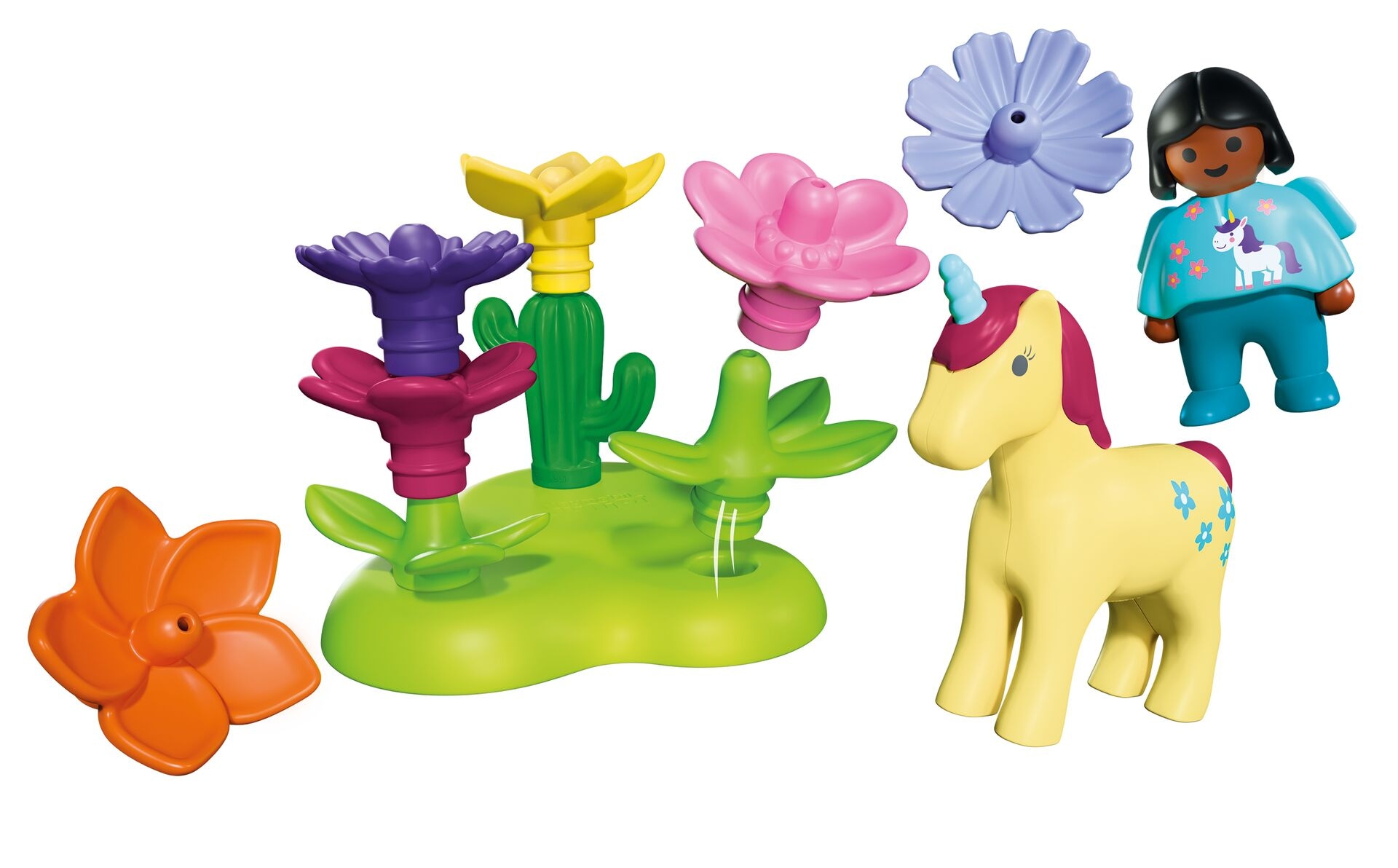Playmobil® Konstruktions-Spielset »Einhorn-Feengarten (72087), JUNIOR« Made in Europe