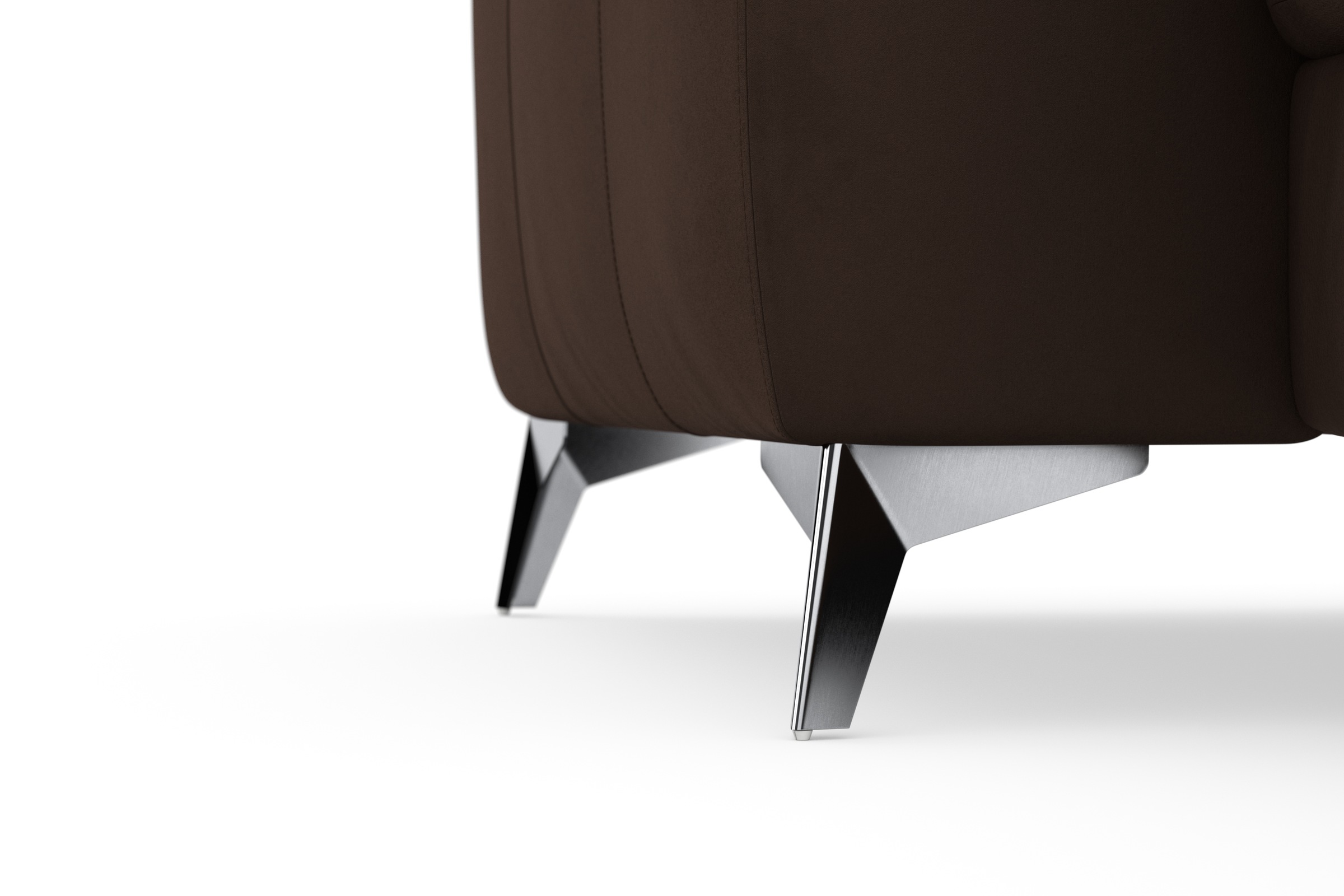 sit&more Ecksofa »Sinatra L-Form«, mit Recamiere, optinal mit Kopfteilverstellung und Armteilfunktion