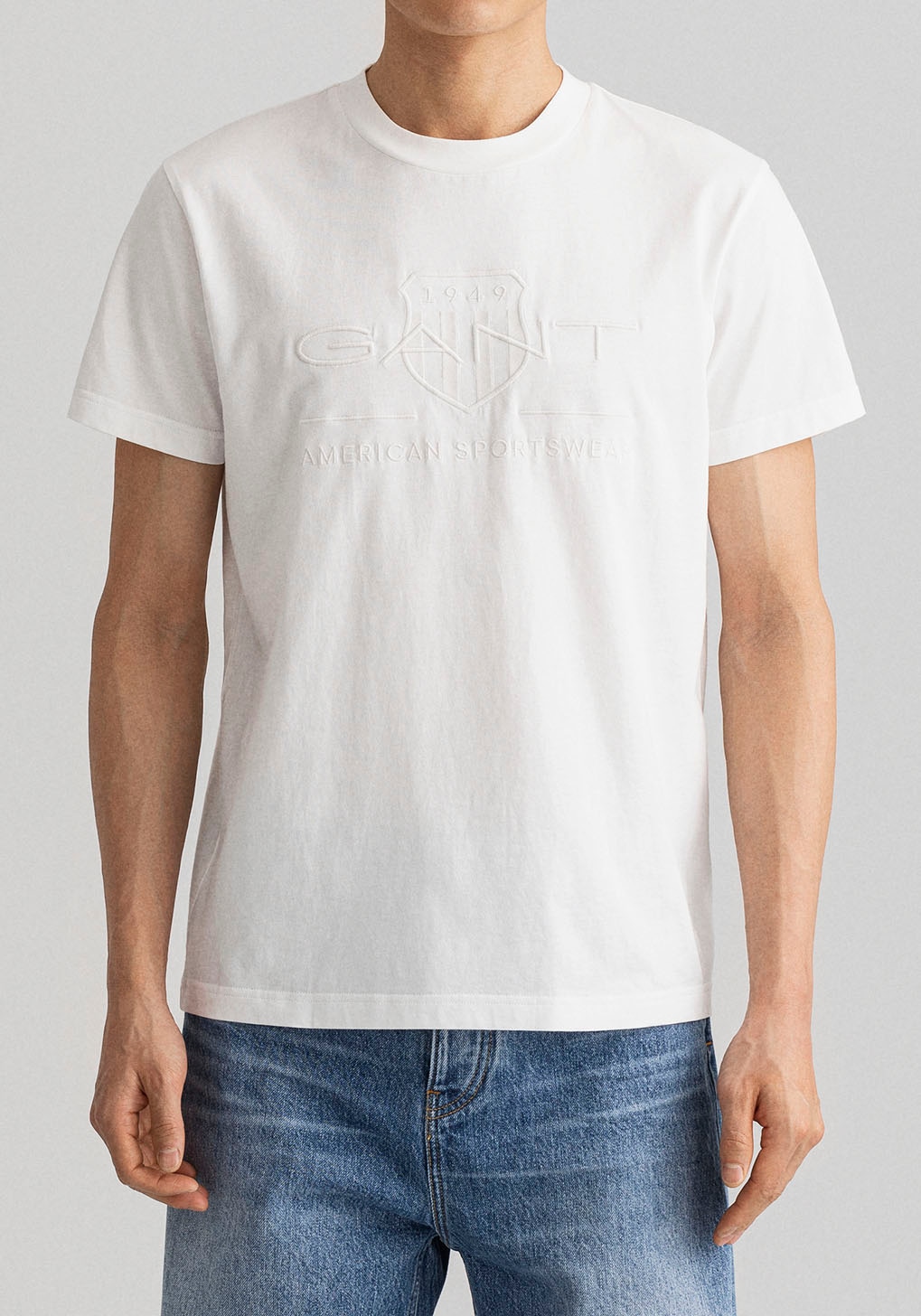 Gant T-Shirt "D.1 GANT PRIDE PIQUE", mit Logostickerei auf der Brust