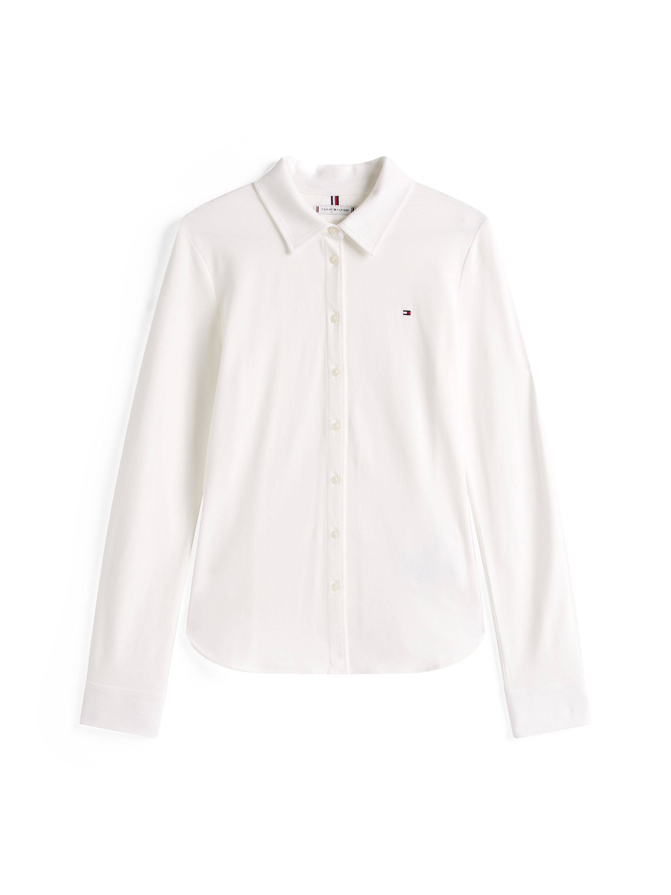 Tommy Hilfiger Poloshirt »1985 SLIM PIQUE BTN DOWN LS«