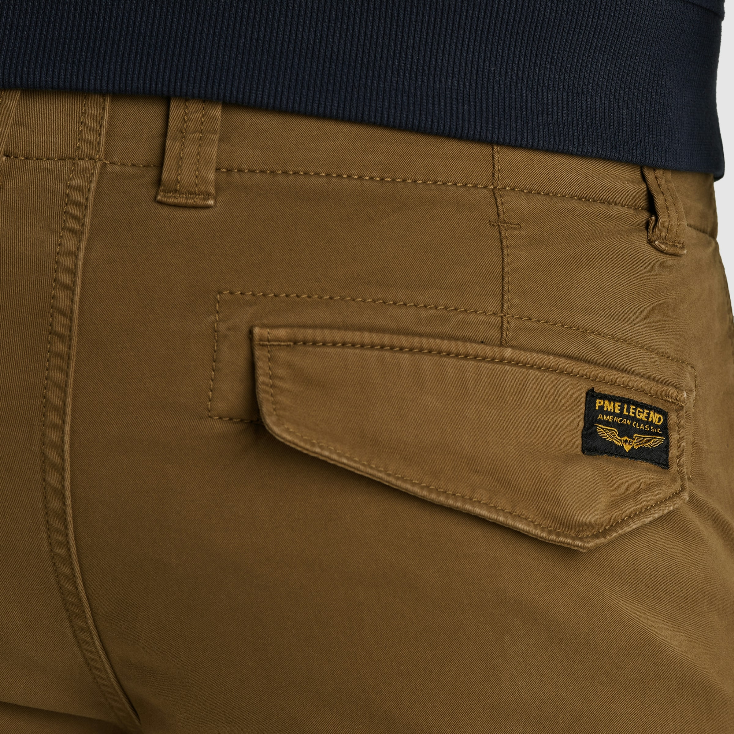 PME LEGEND Cargohose »Nordrop Stretch Twill«, mit Logo Stickerei