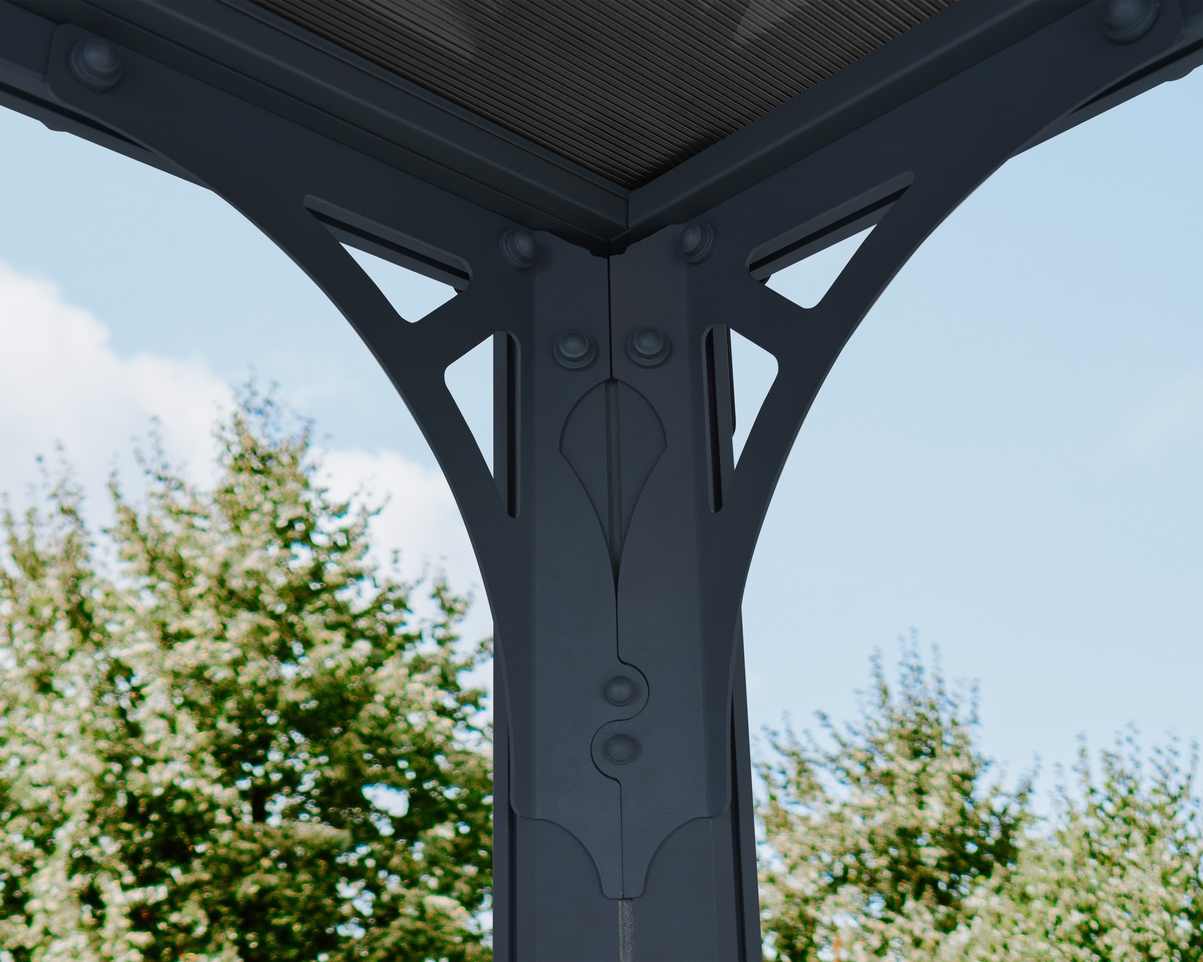 Palram Canopia Milano 3000 Gazebo Grey 3