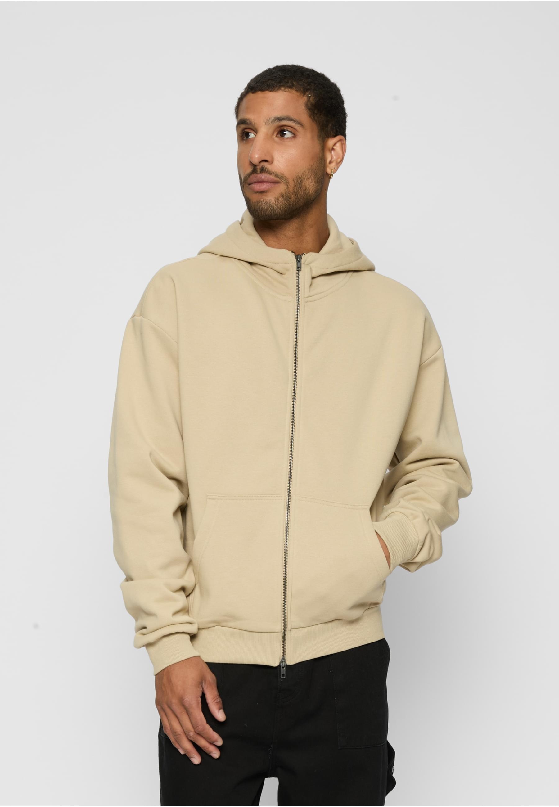 URBAN CLASSICS Sweatjacke »Urban Classics Herren High Neck Zip Hoody«