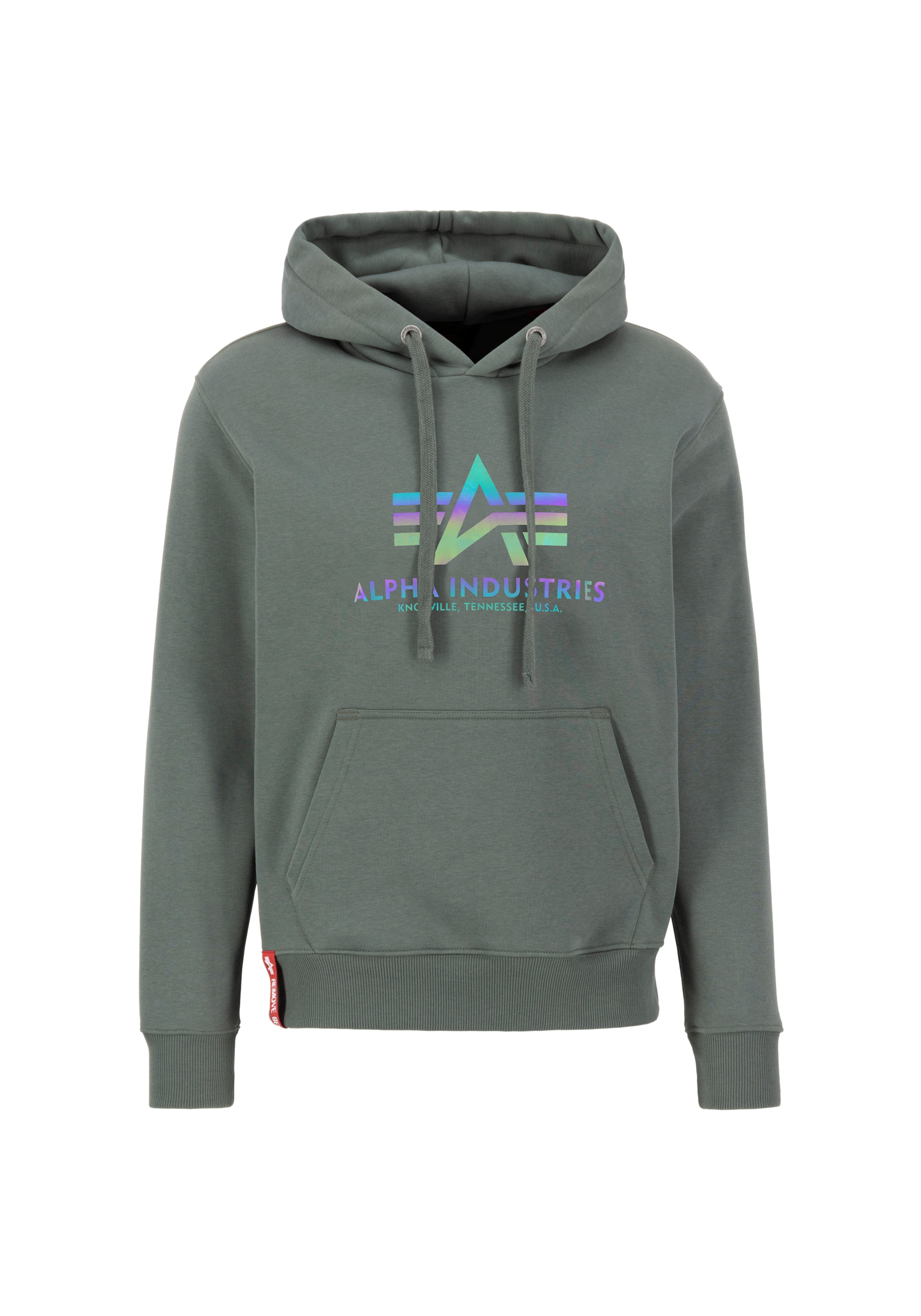 Alpha Industries Hoodie "Alpha Industries Men - Hoodies Basic Hoodie Rainbow Refl. Print"