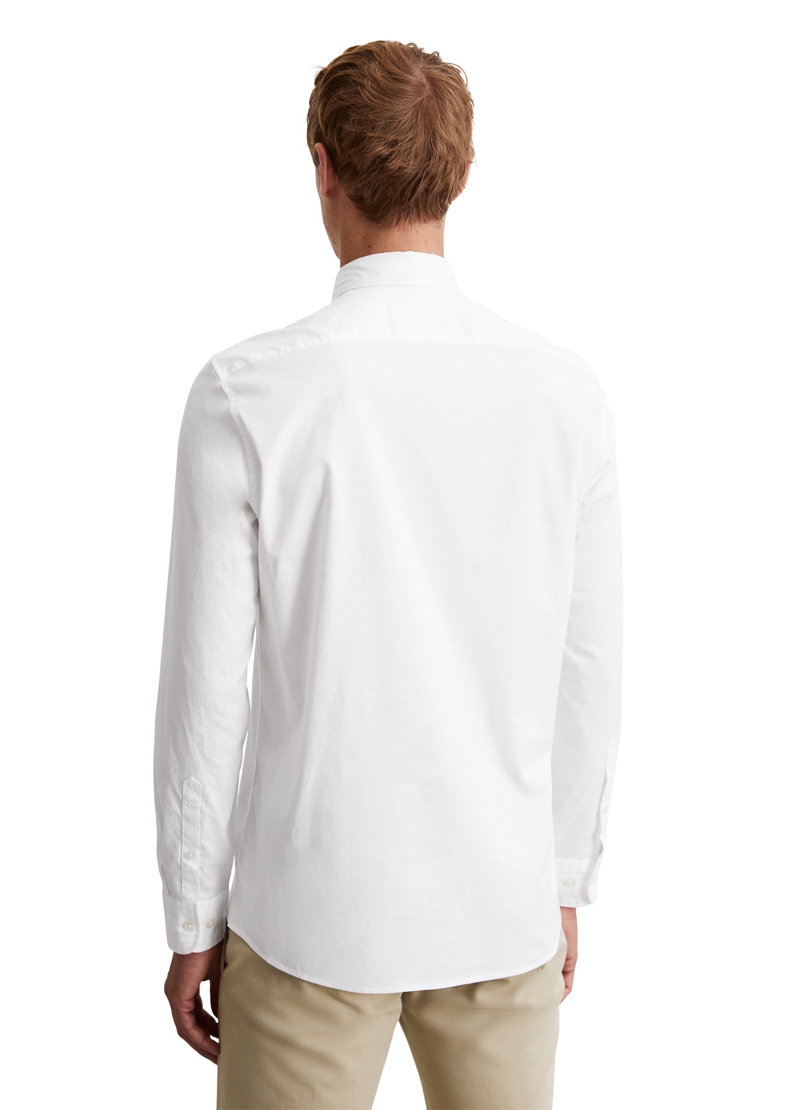 Marc O'Polo Langarmhemd »aus reiner Bio-Baumwolle«