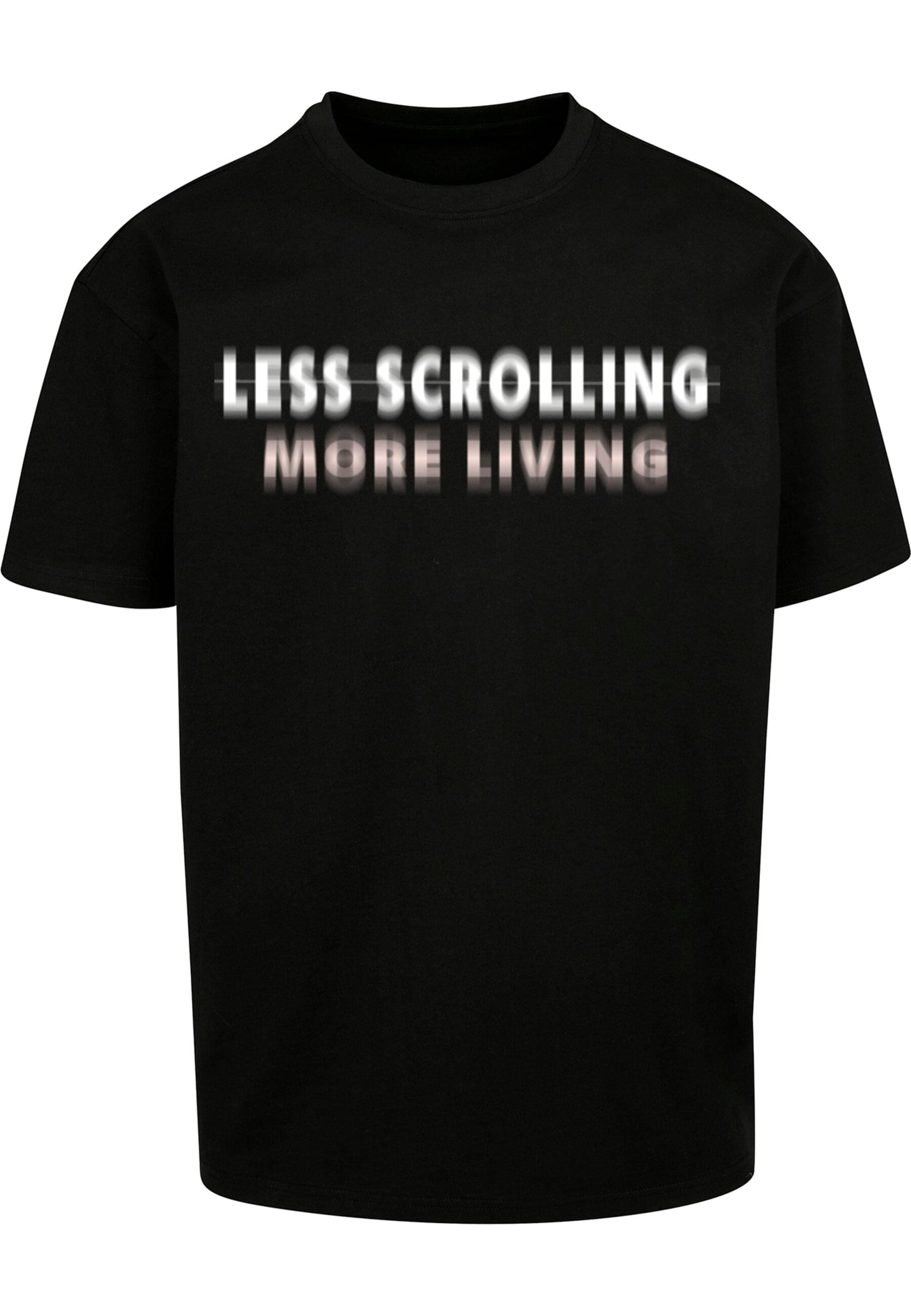 2Y Studios T-Shirt "2Y Studios Herren Less Scrolling Oversize Tee" 1 Stk. t günstig online kaufen