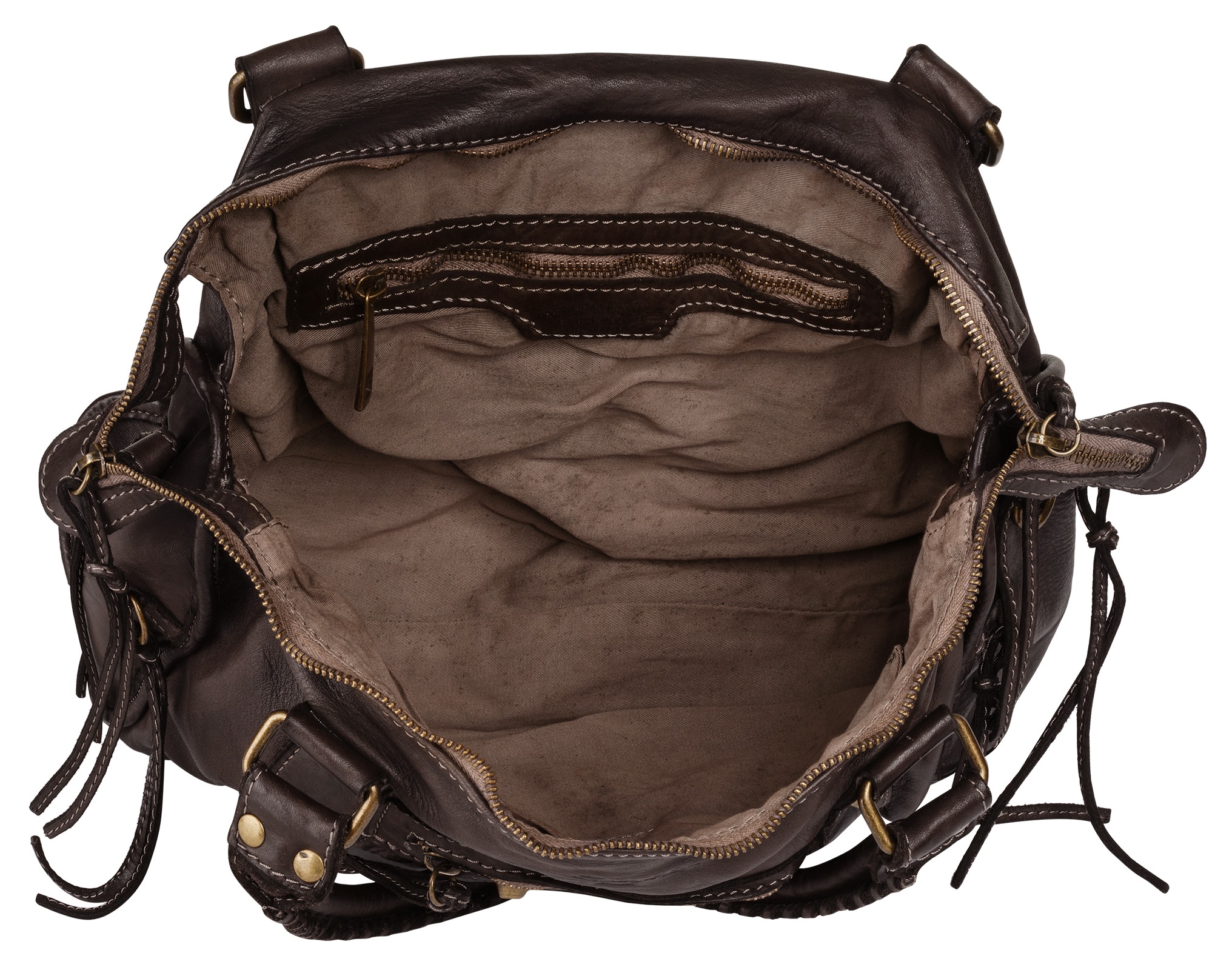 Samantha Look Shopper echt Leder, Made in Italy