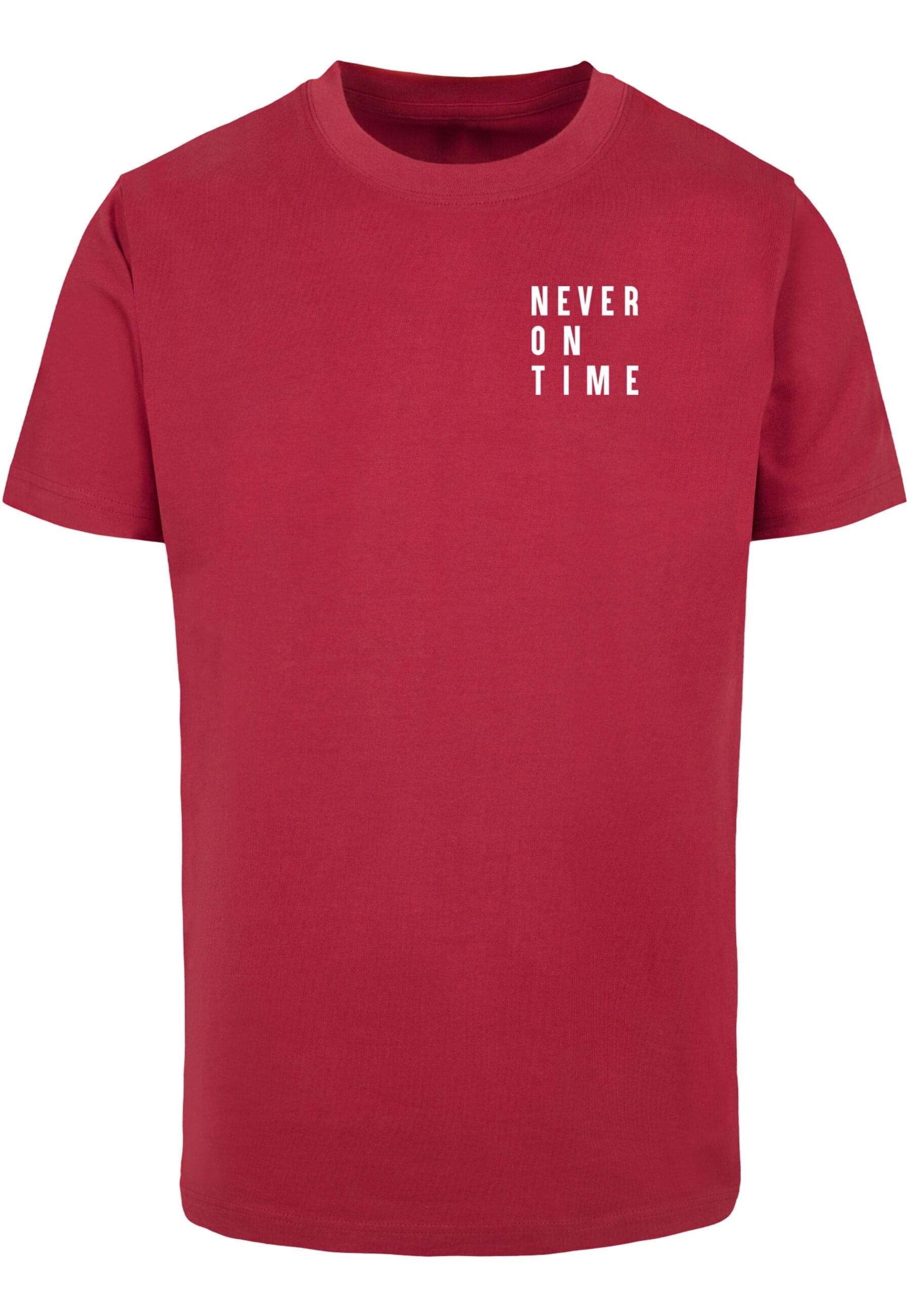 MisterTee Kurzarmshirt "MisterTee Damen Never On Time Tee" günstig online kaufen