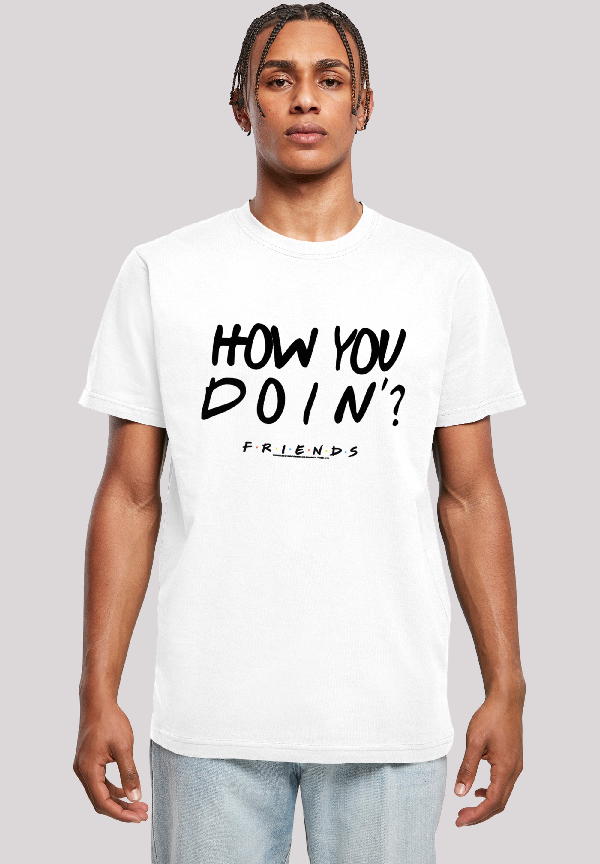 F4NT4STIC T-Shirt "FRIENDS TV Serie How You Doin? WHT", Print günstig online kaufen