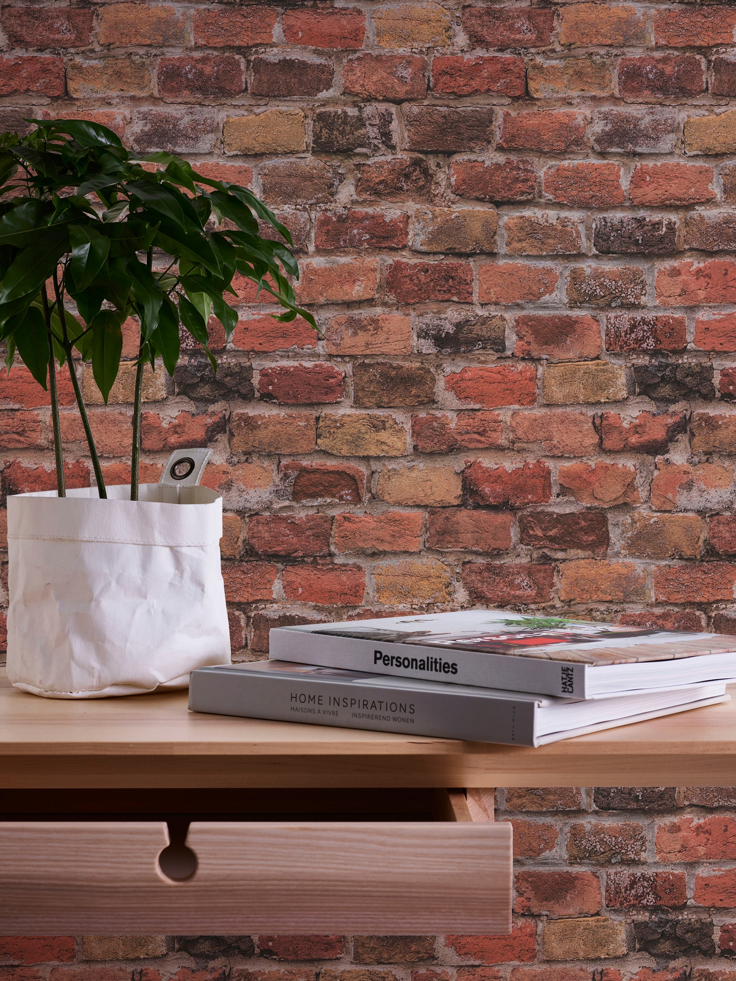 A.S. Création Vliestapete "Bricks & Stones Steinoptik" gemustert matt neutral leicht strukturiert Tapete Stein Tapeten Wohnzimmer Schlafzimmer Küche modern Design Optik