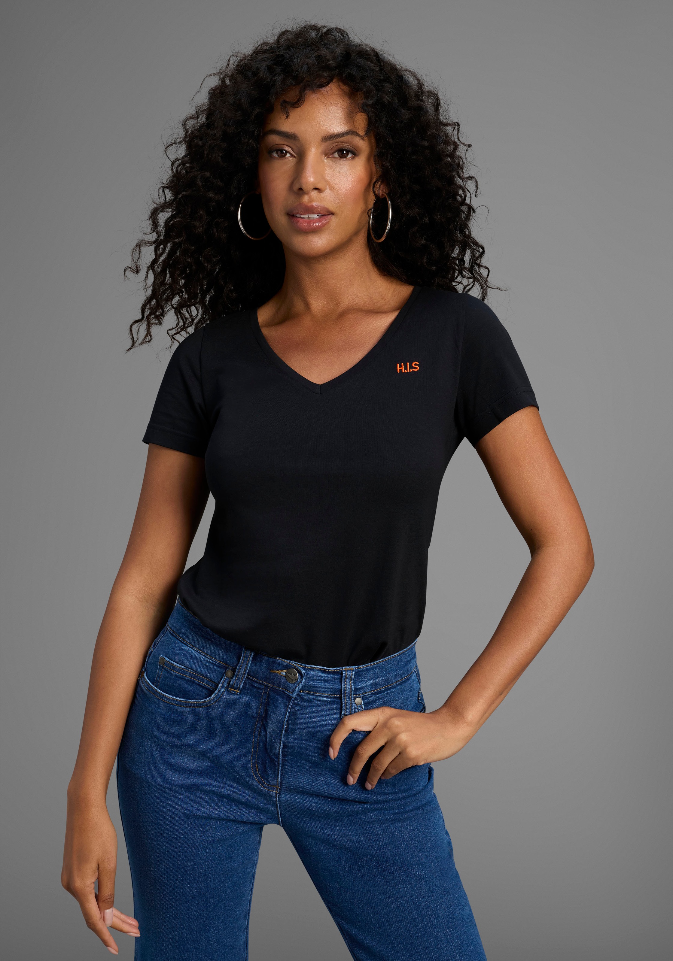 H.I.S T-Shirt "Essential-Basics", (Spar-Set, 3er-Pack), hüftlange Passform, günstig online kaufen