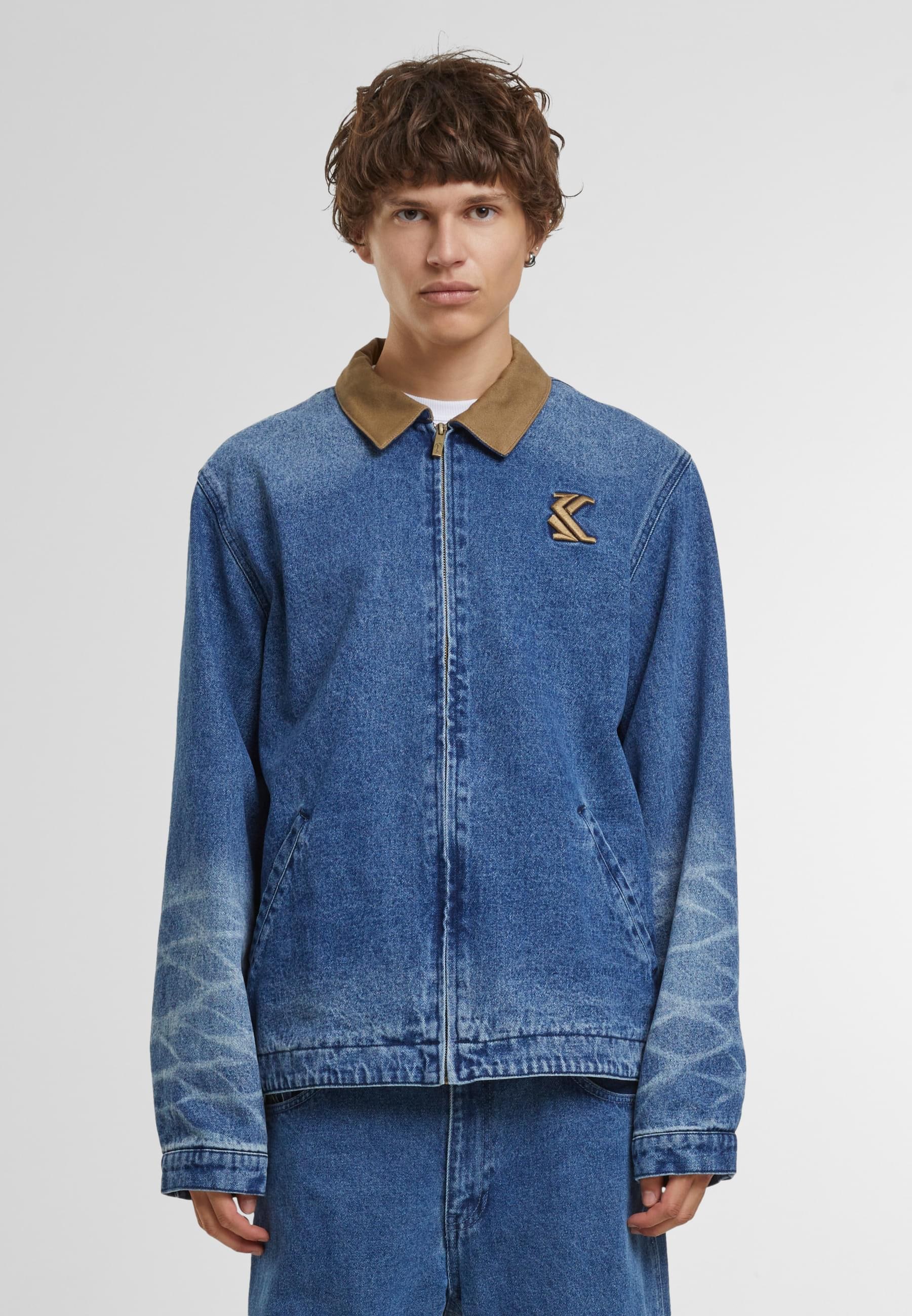 Karl Kani Jeansjacke »Karl Kani Karl Kani Og Washed Denim Jacket«, (1 St.), ohne Kapuze
