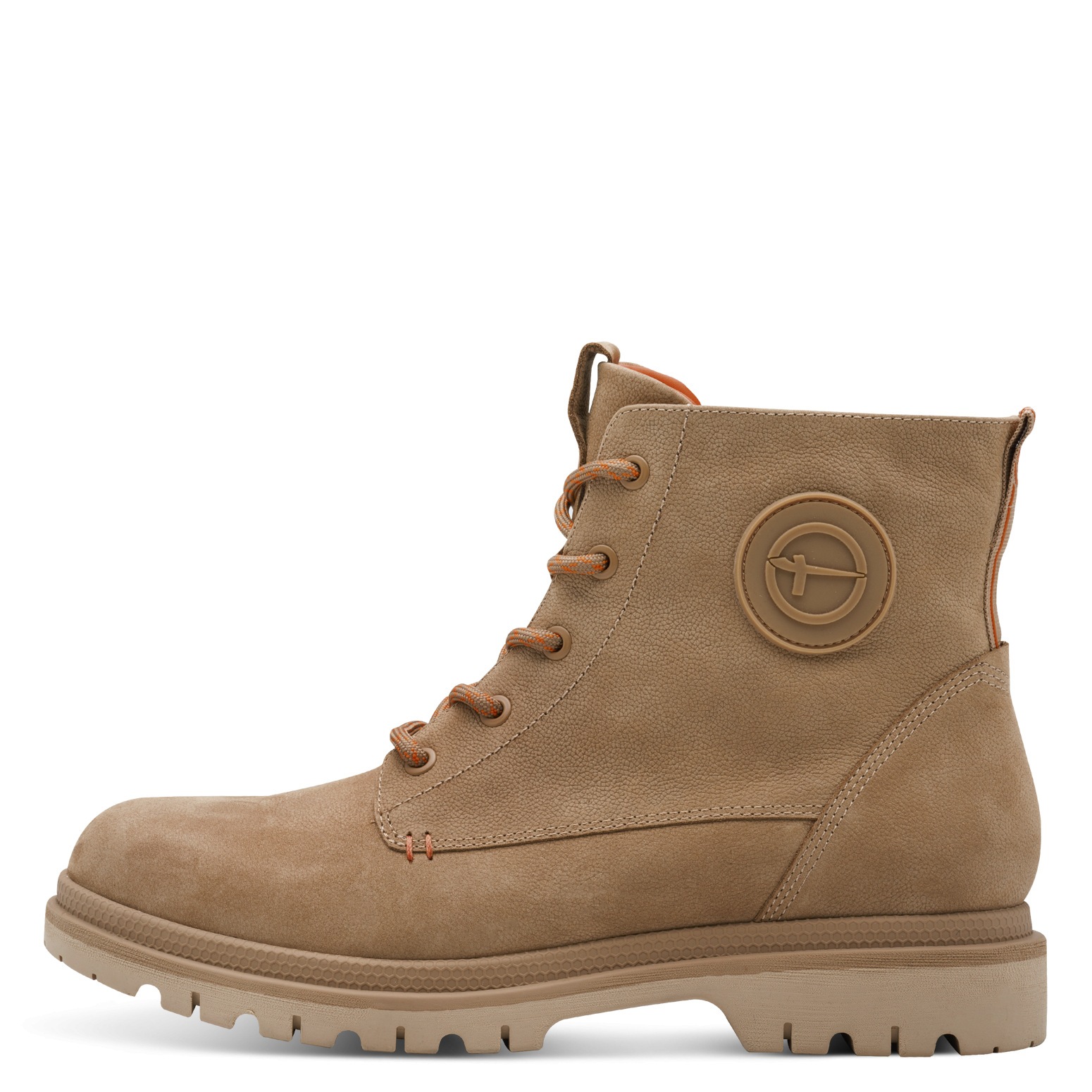 Tamaris Schnürboots, Blockabsatz, Schnürstiefelette mit schönem Logo-Emblem