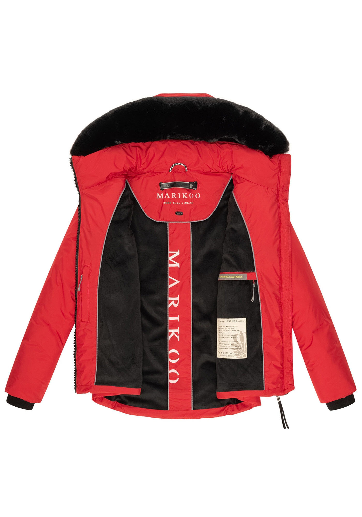 Marikoo Winterjacke »Morinaa«, mit großer Kapuze