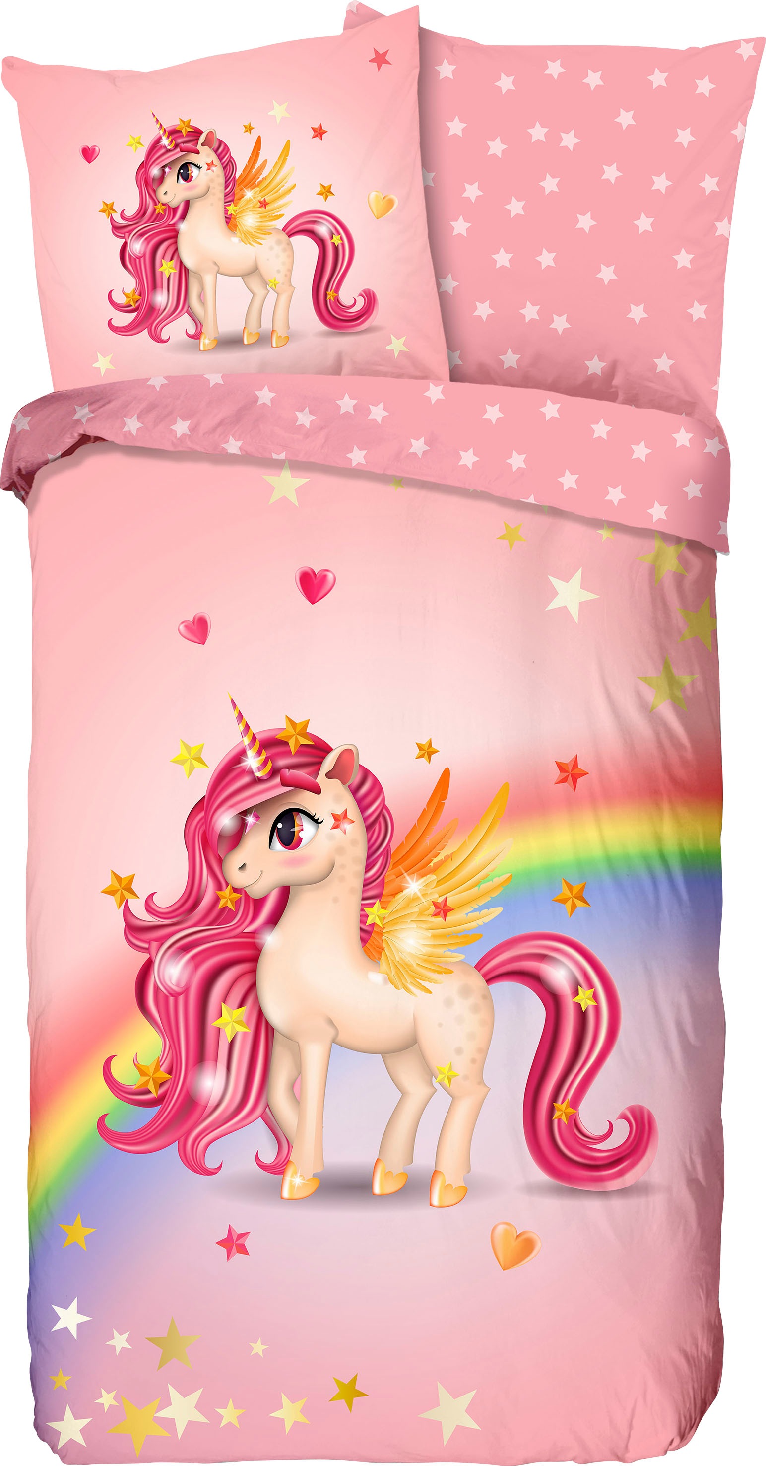 good morning Kinderbettwäsche "Little" 2 Stk. Baumwolle, 135x200, Reißversc günstig online kaufen