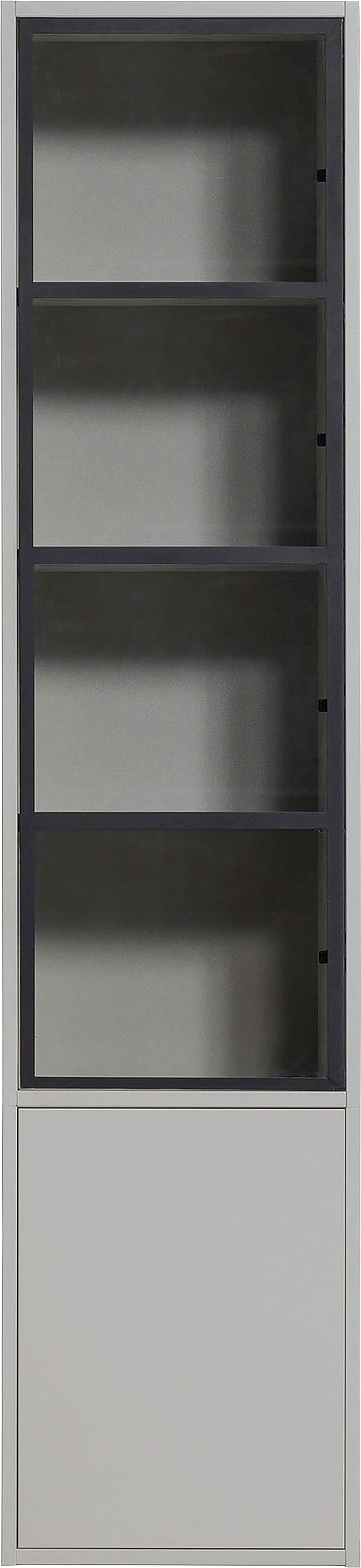 WOOOD Vitrine "Basic 2-Drs", H 230 cm x B 52,5 cm x T 40 cm