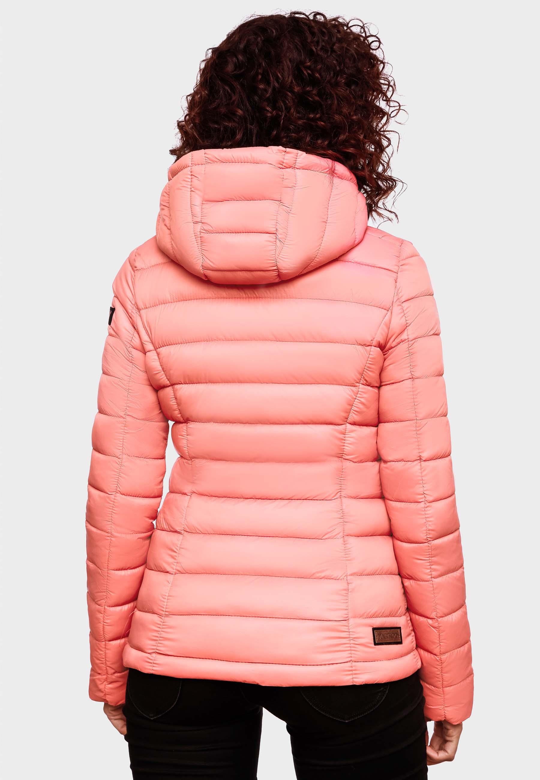 Marikoo Steppjacke »Luci«, mit Kapuze, modische Damen Übergangsjacke mit großer Kapuze