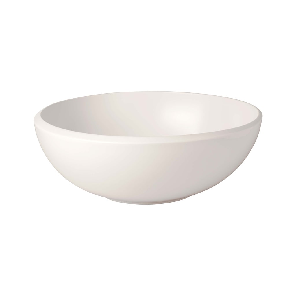 VILLEROY & BOCH Schale "Schüssel rund L NewMoon 2,5 l weiß", weiß, Schüsseln