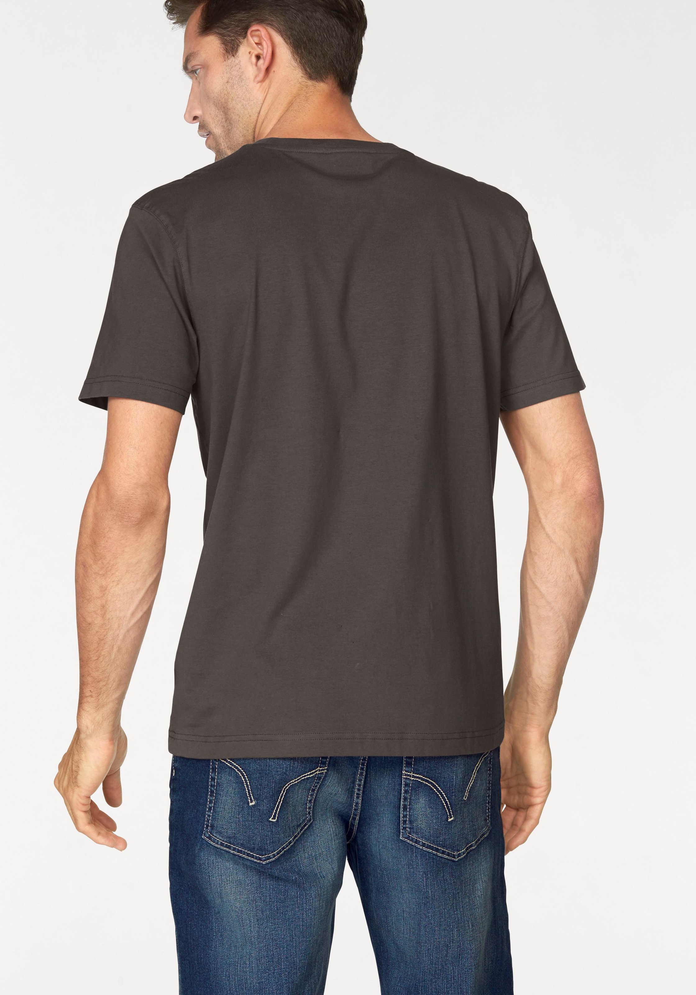 Thumbnail - Mans World T-Shirt "neue Farben", (3er-Pack), Kurzarm, unifarben, Rundhals, aus Baumwolle