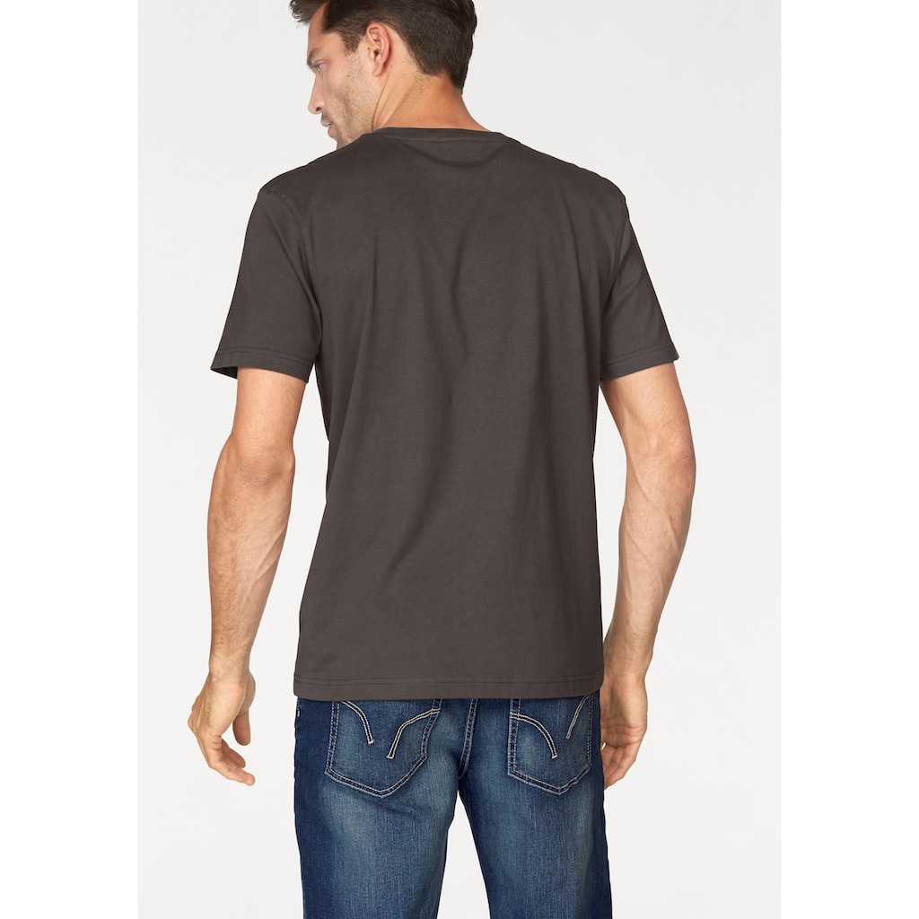 Man's World T-Shirt, (Packung, 3 tlg., 3er-Pack), perfekt als Unterzieh- T-shirt