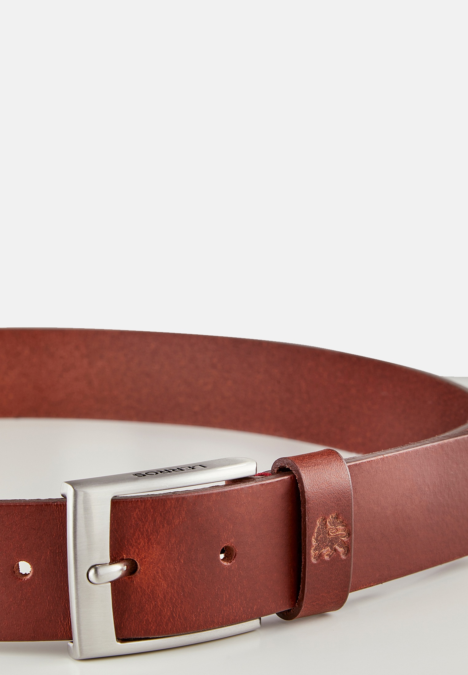 LERROS Bud Leather Belt Cognac Size 105 4