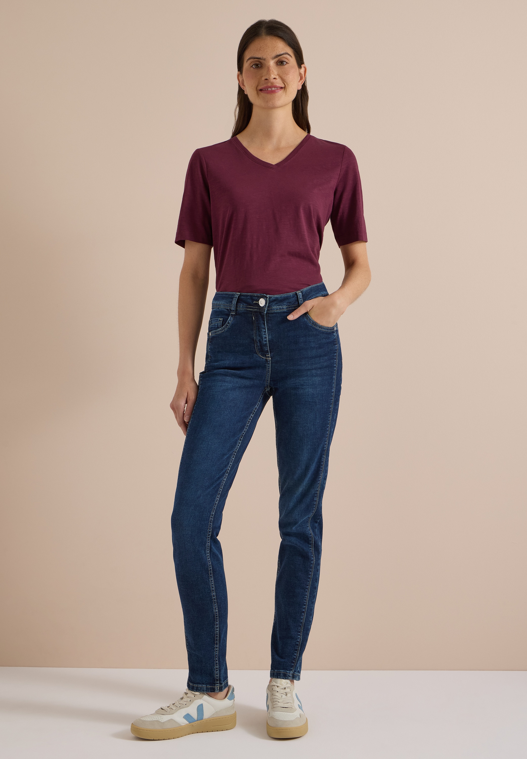 Cecil Slim-fit-Jeans 5-Pocket-Style
