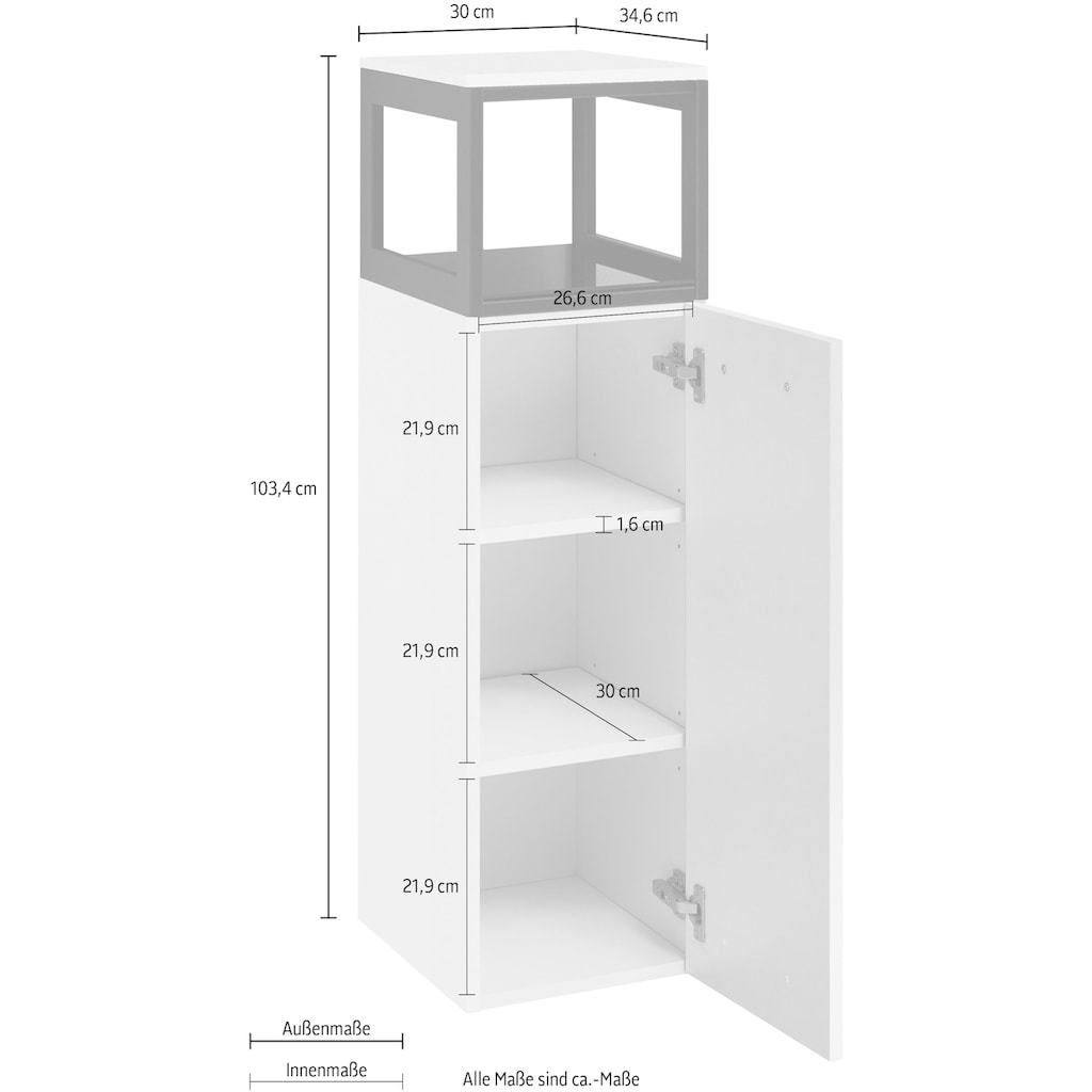 OPTIFIT Highboard »Yukon«