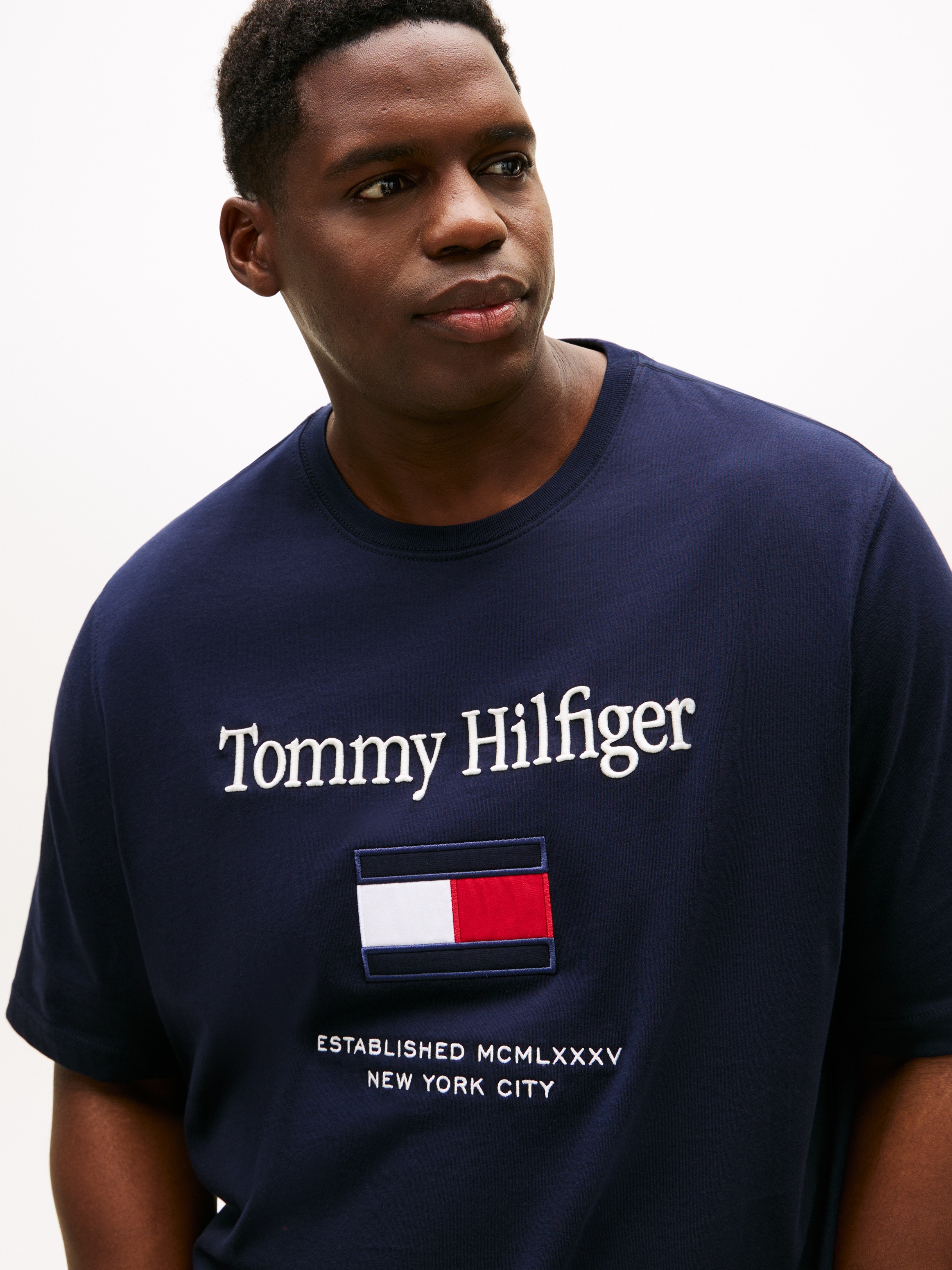 Tommy Hilfiger Big & Tall T-Shirt "BT-TOMMY EMBRO FLAG" günstig online kaufen
