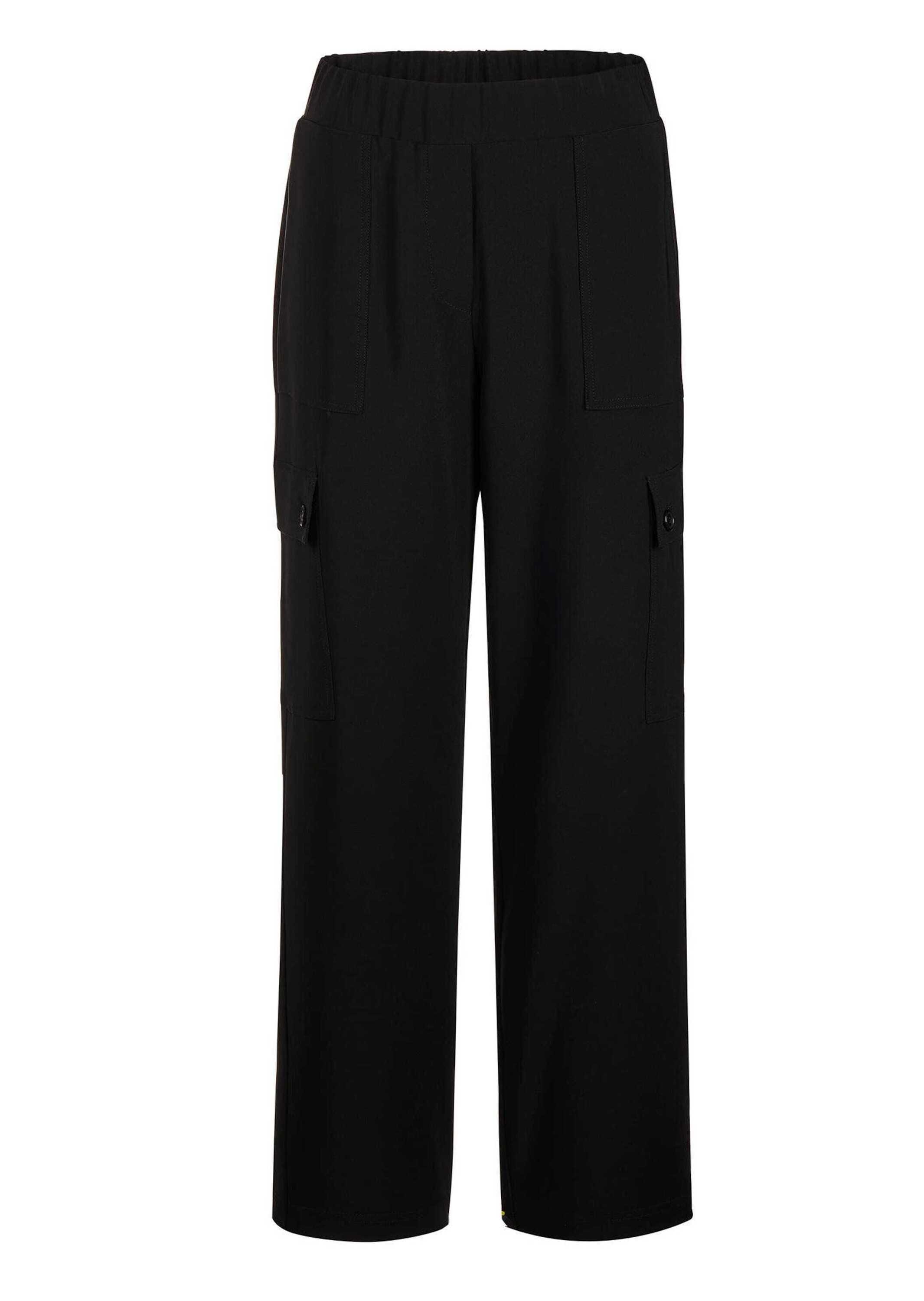 GOLDNER Stoffhose "Kurzgröße Bequeme Hose VERA mit sportlichem Look" geknöpfte Cargotaschen mit Patten