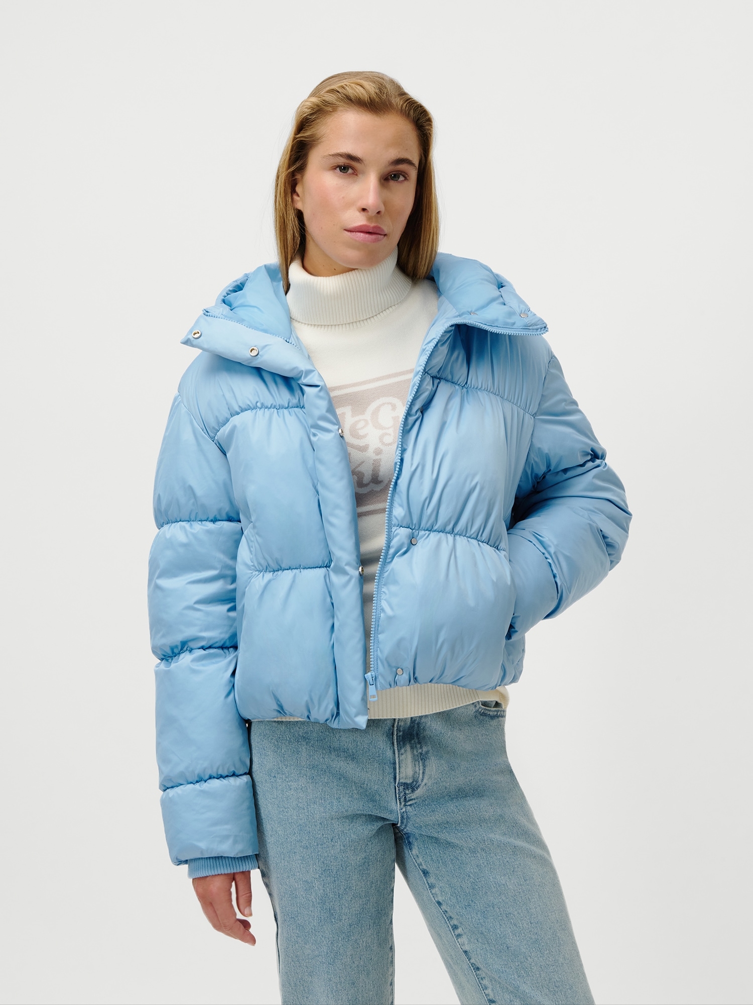 LeGer Steppjacke "Viveka, LeGer by Lena Gercke" mit Kapuze Cropped, mit Ruc günstig online kaufen
