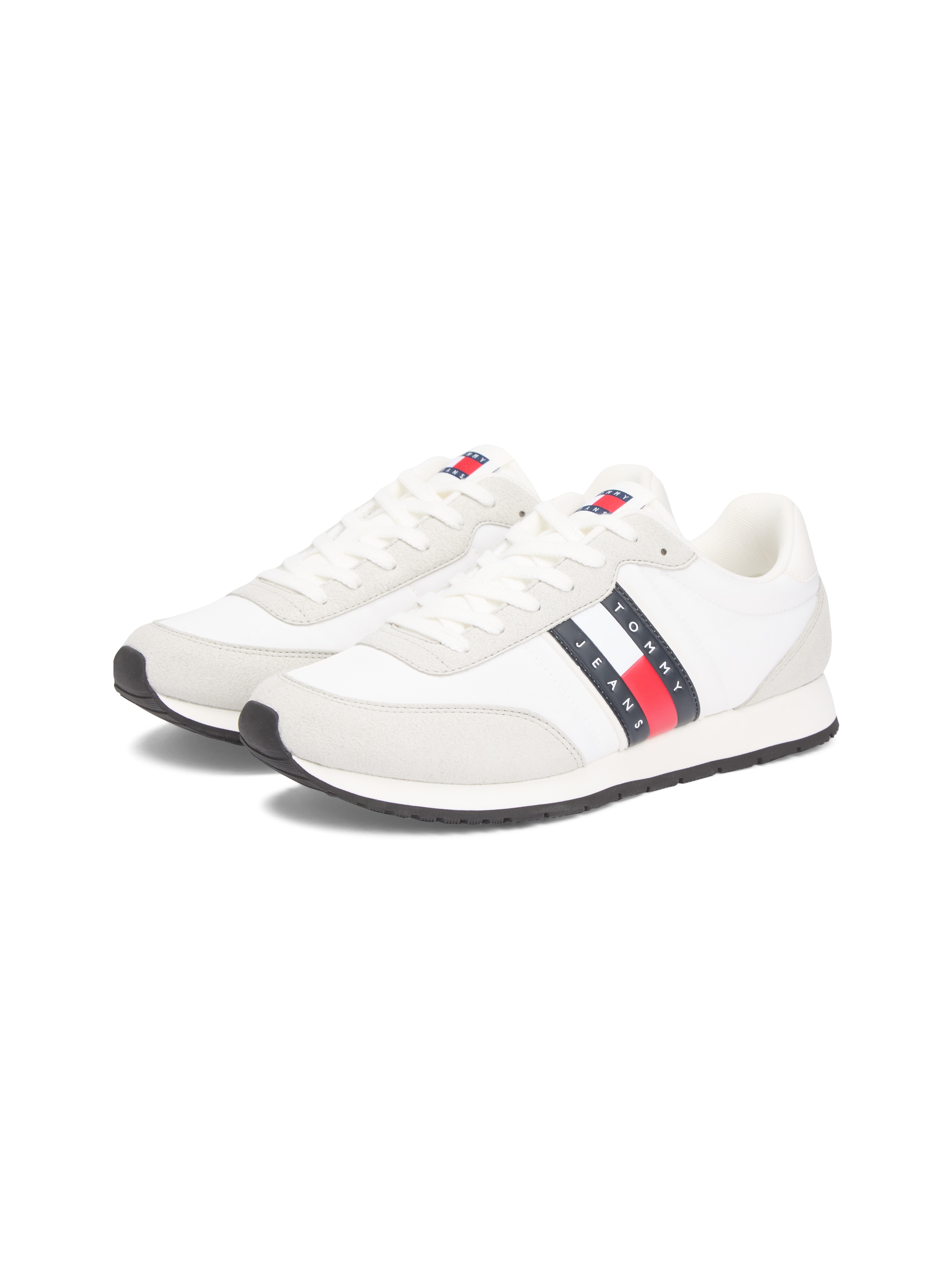 Tommy Jeans Sneaker »TJM  CLASSIC RUNNER«  Freizeitschuh, Halbschuh, Schnürer mit Kontrastbesätzen