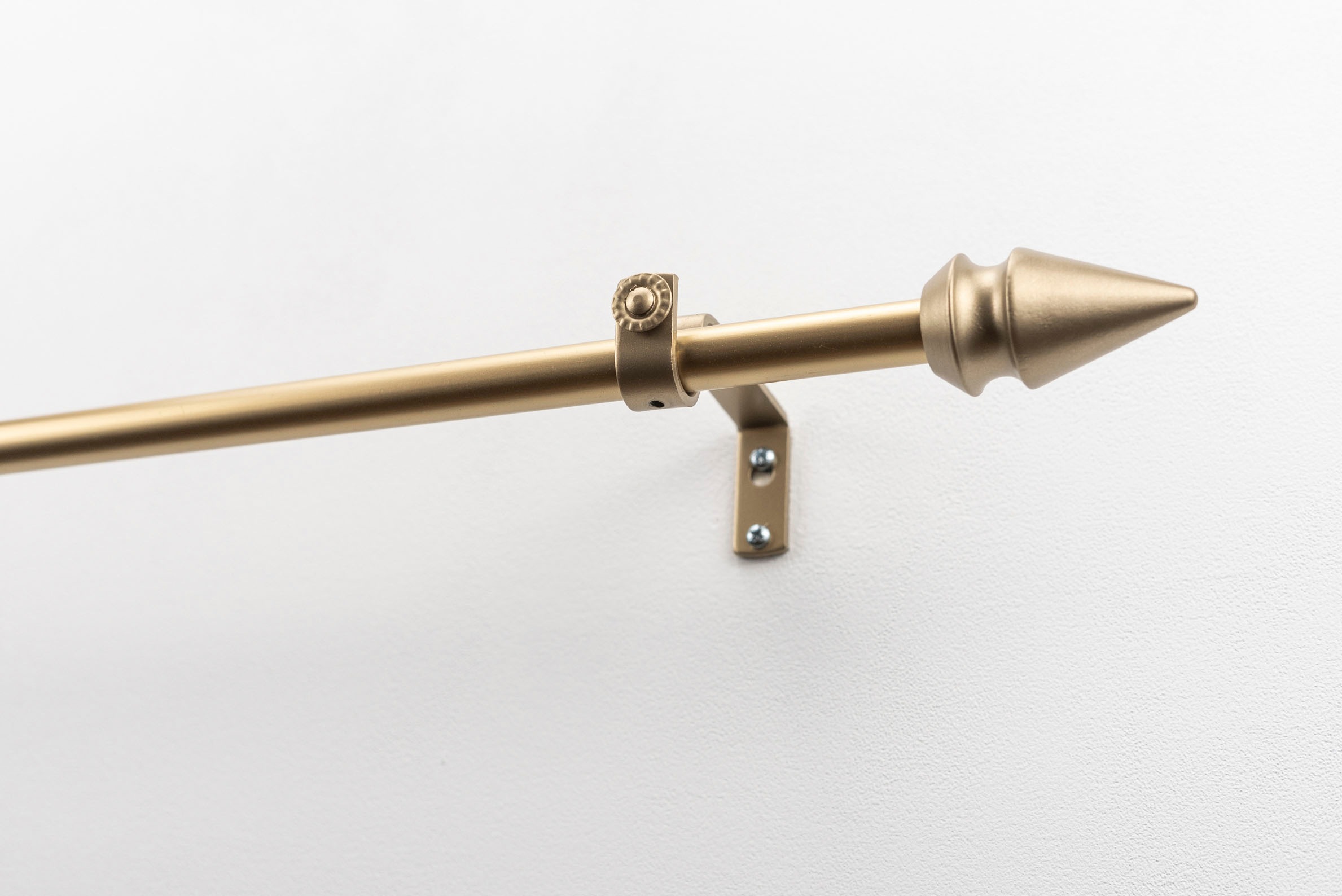 Thumbnail - GARESA Gardinenstange "SPYRNA mit offenem Träger" Ø 16 mm 1 läufig-läufig Wunschmaßlänge Vorhanggarnitur, verlängerbar, ...