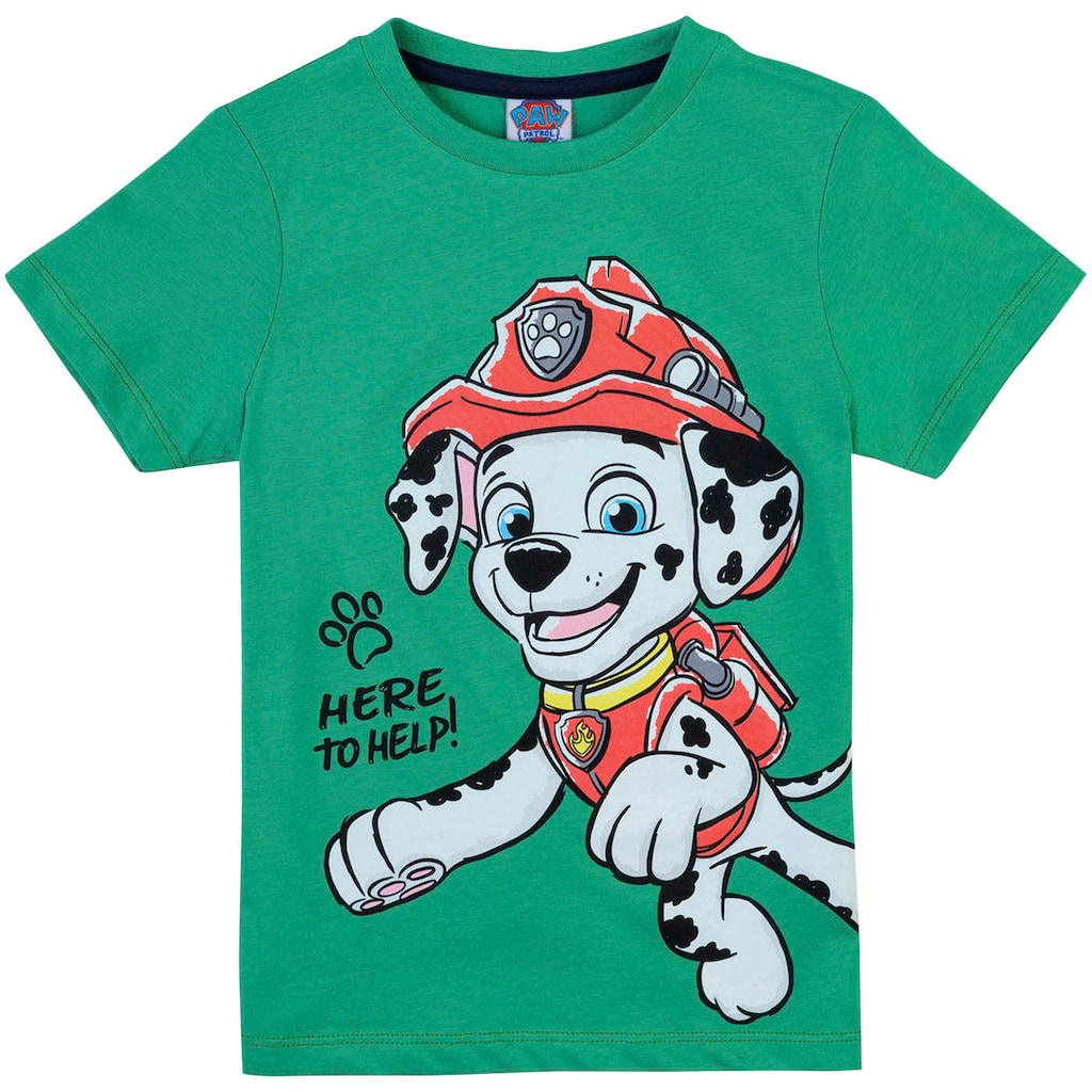 PAW PATROL Kurzarmshirt »Paw Patrol Kurzarmshirt«