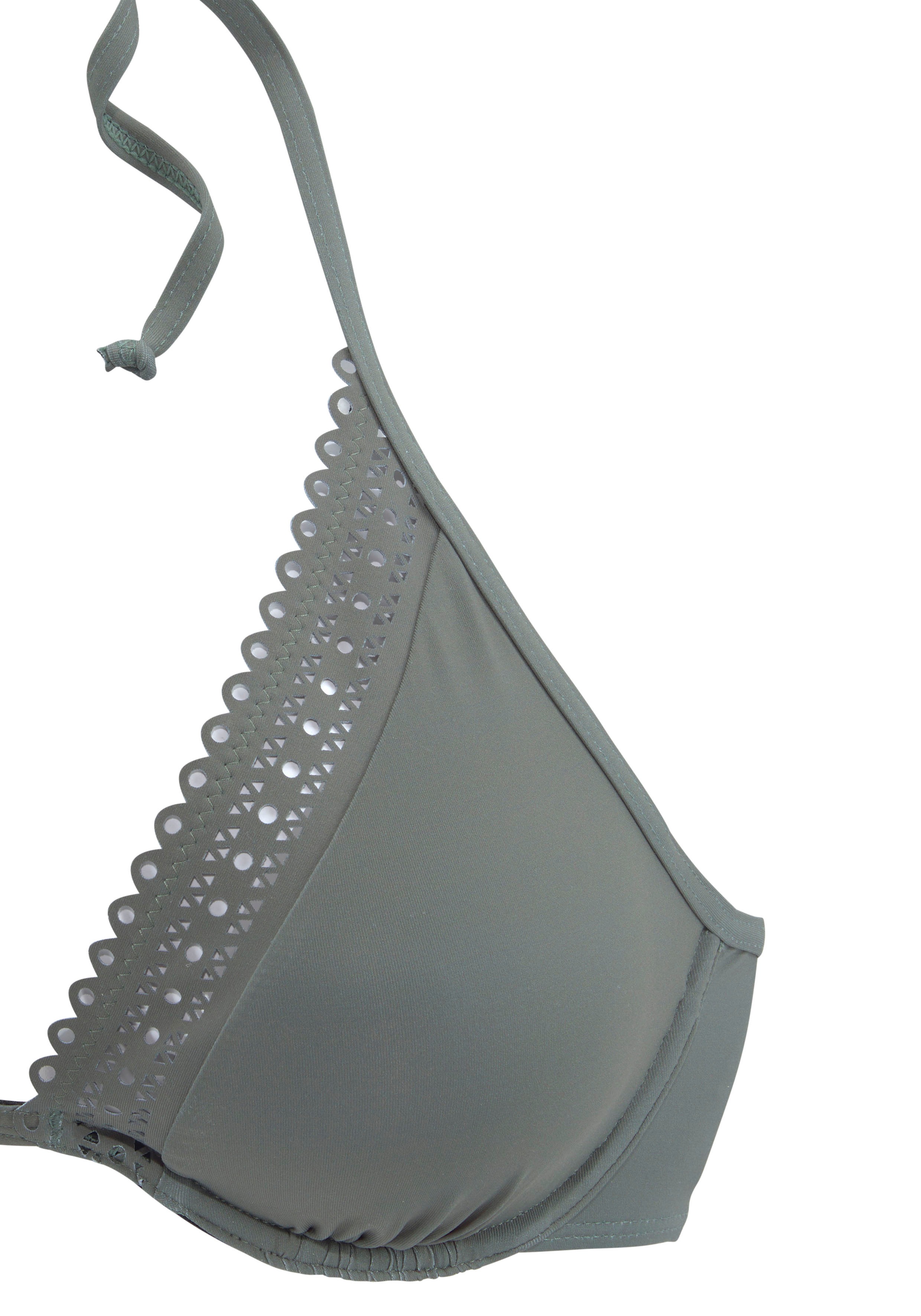 Thumbnail - s.Oliver Bügel-Bikini-Top "Aiko", mit Häkeloptik