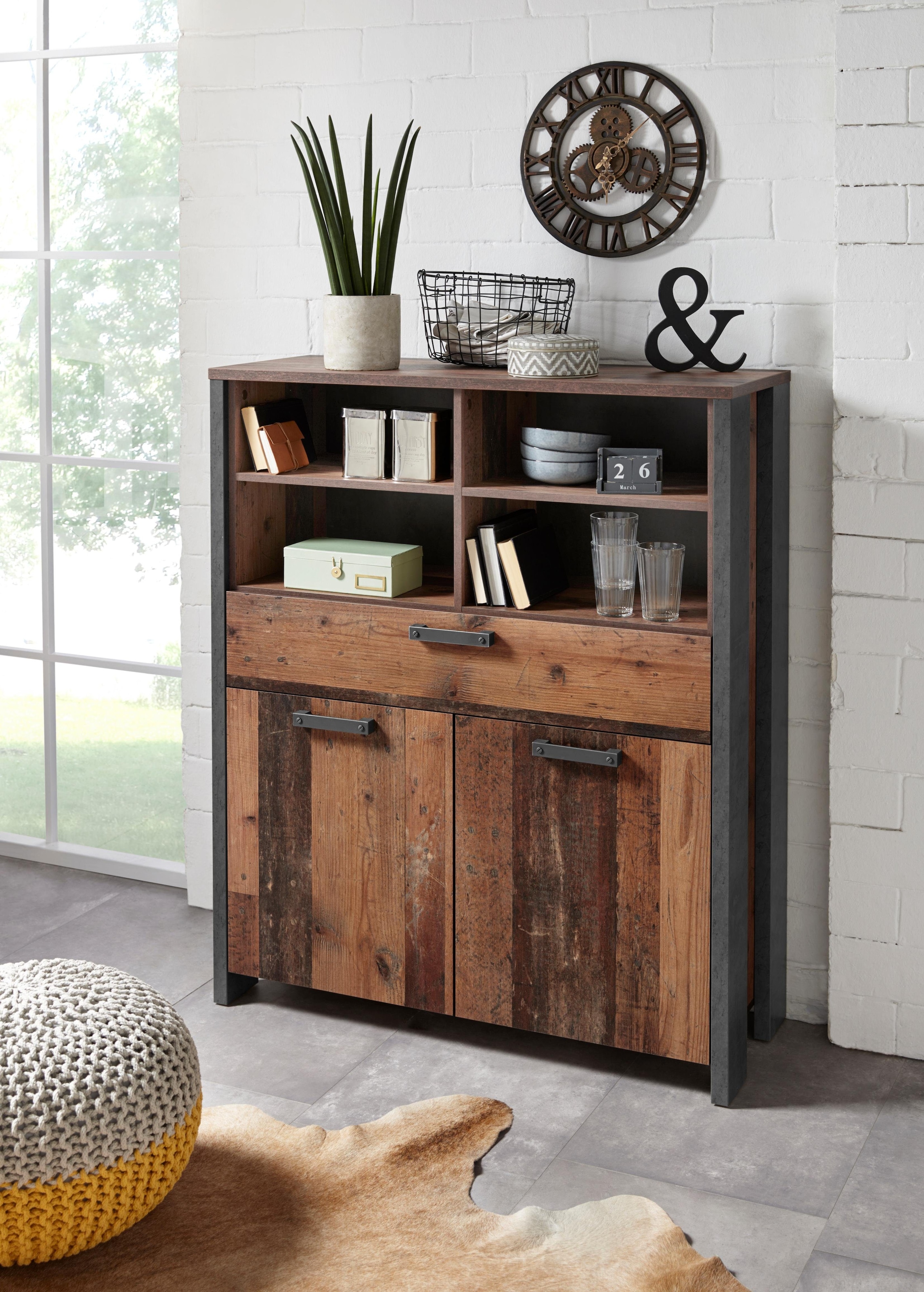 FORTE Highboard »Clif«, Breite 106 cm